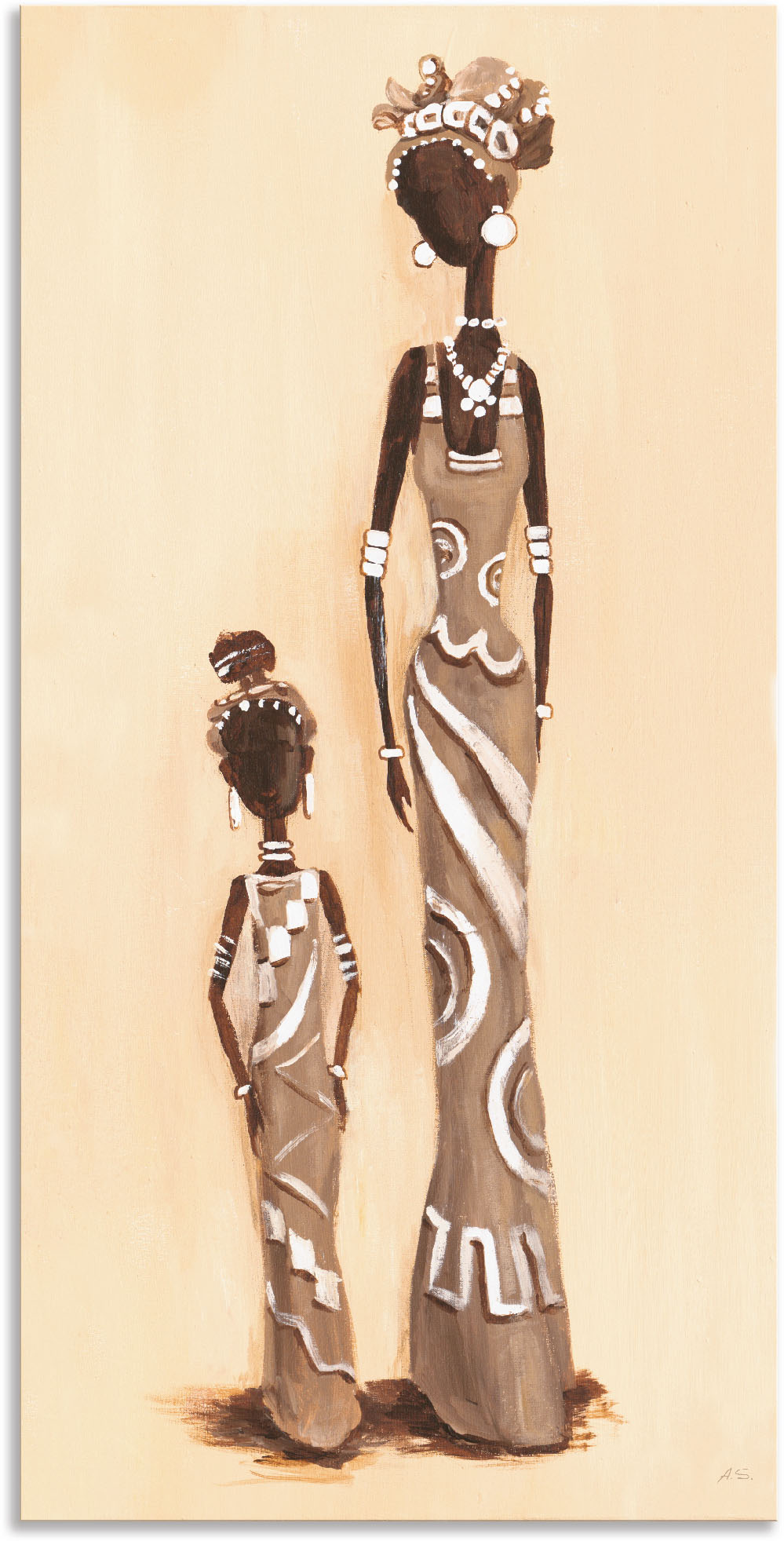 Artland Wandbild »Afrikanerin - mit Kind«, Frau, (1 St.), als Alubild, Outdoorbild, Leinwandbild in verschied. Grössen von Artland