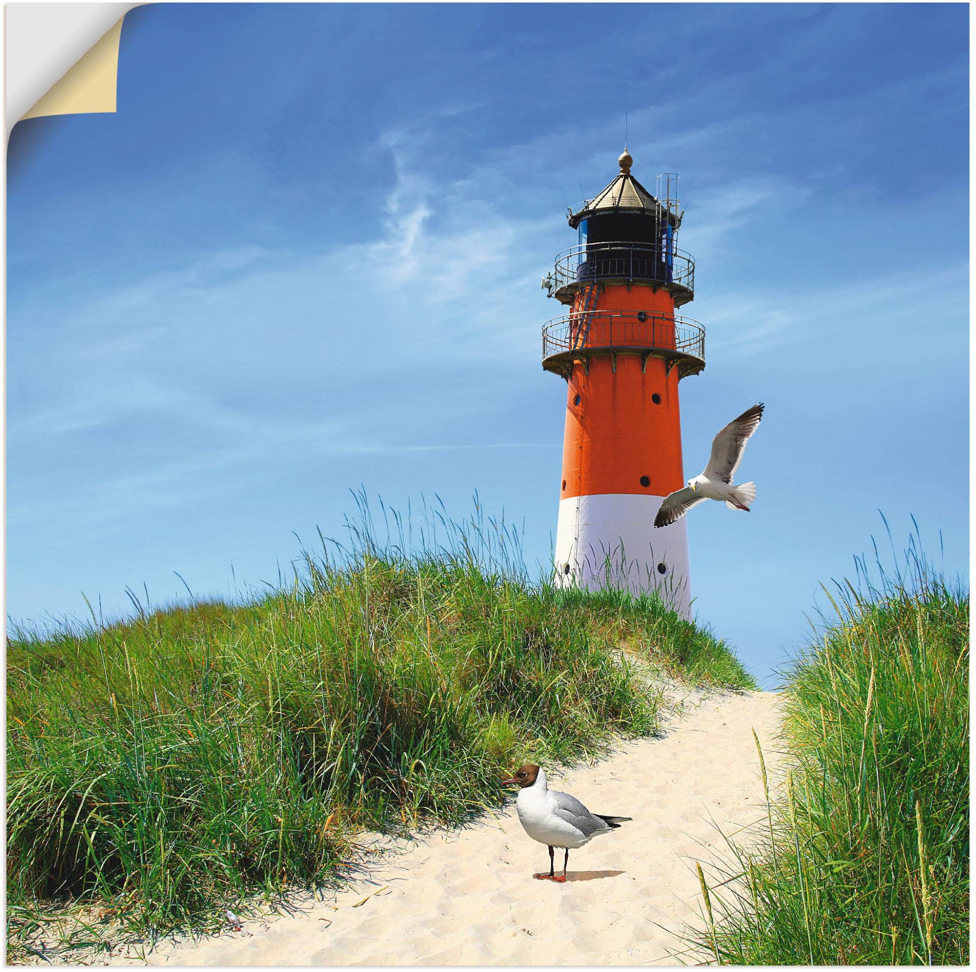 Artland Wandbild »Am Leuchtturm«, Gebäude, (1 St.), als Leinwandbild, Wandaufkleber in verschied. Grössen Artland Wandbild »Am Leuchtturm«, Gebäude, (1 St.), als Leinwandbild, Wandaufkleber in verschied. Grössen von Artland