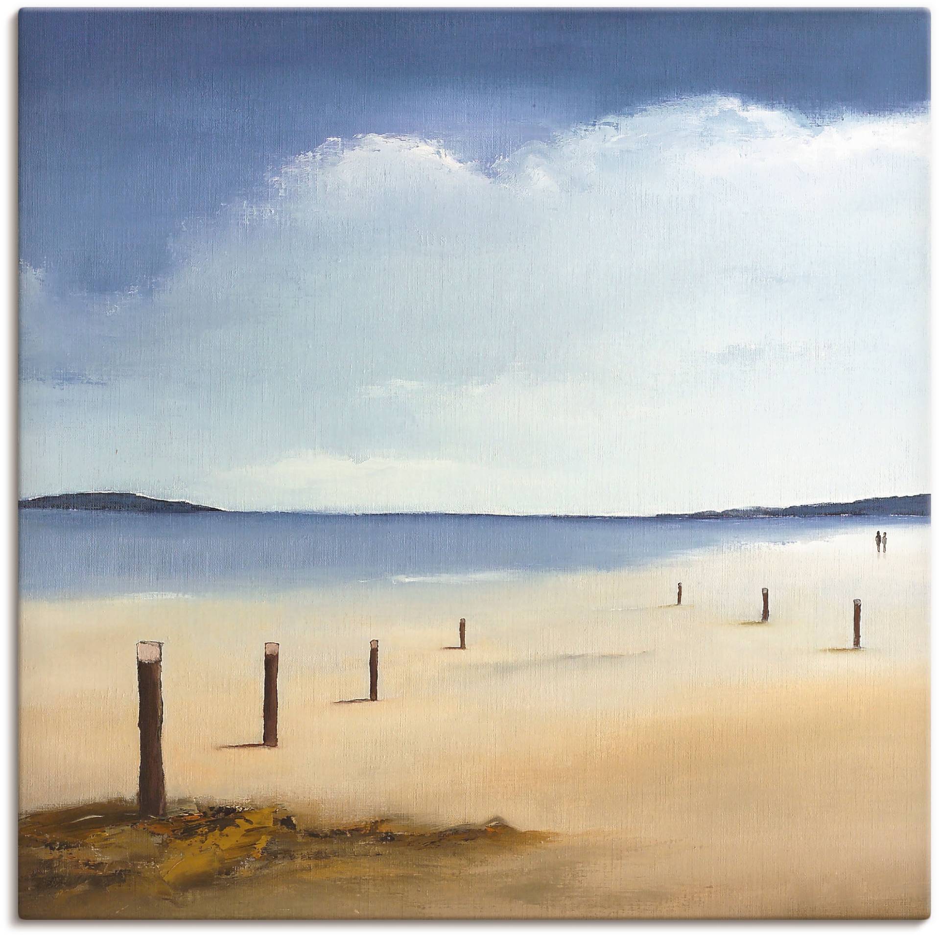 Artland Leinwandbild »Am Strand entlang«, Strand, (1 St.), auf Keilrahmen gespannt Artland Leinwandbild »Am Strand entlang«, Strand, (1 St.), auf Keilrahmen gespannt von Artland