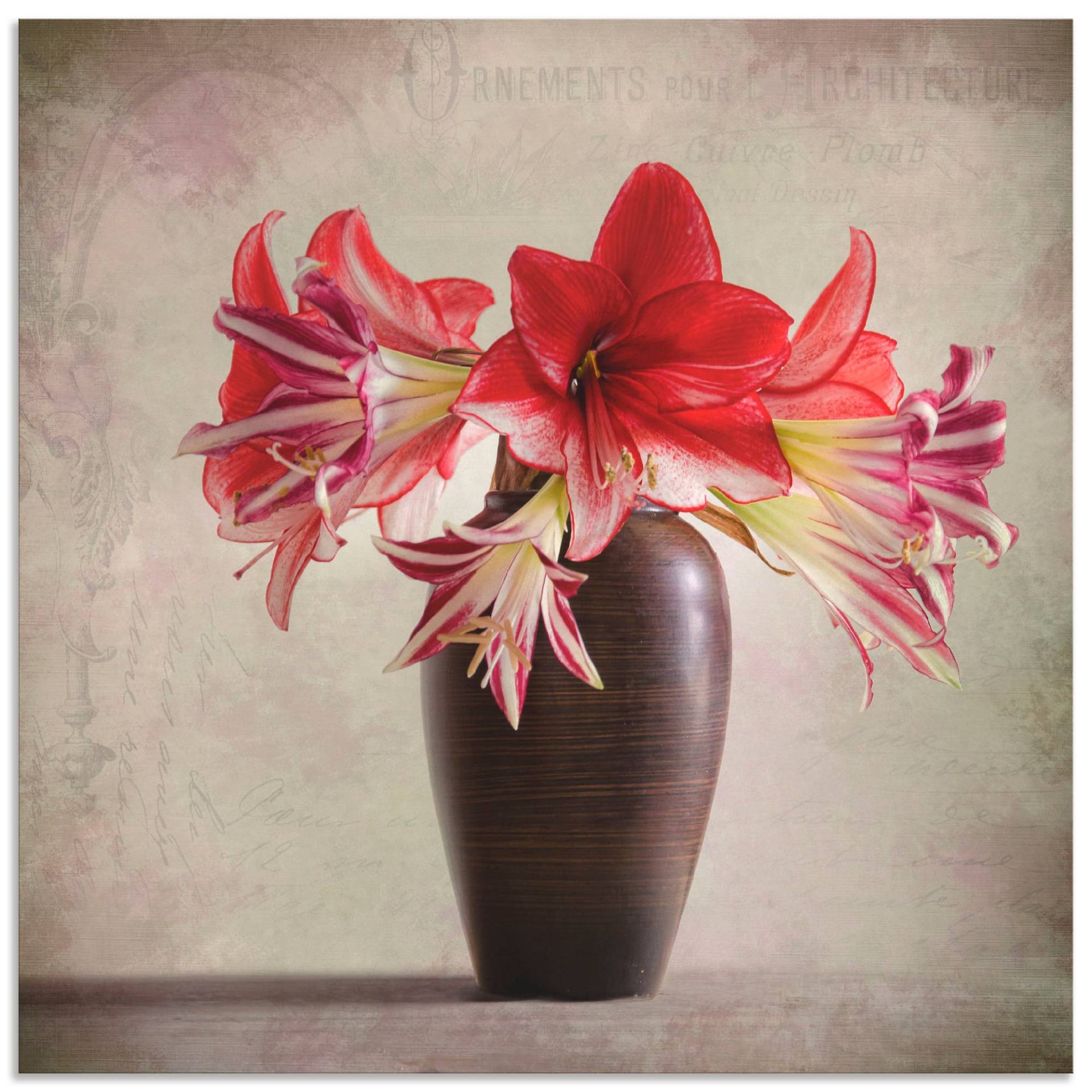 Artland Wandbild »Amaryllis Vintage II«, Blumen, (1 St.), als Alubild, Outdoorbild, Leinwandbild in verschied. Grössen Artland Wandbild »Amaryllis Vintage II«, Blumen, (1 St.), als Alubild, Outdoorbild, Leinwandbild in verschied. Grössen von Artland