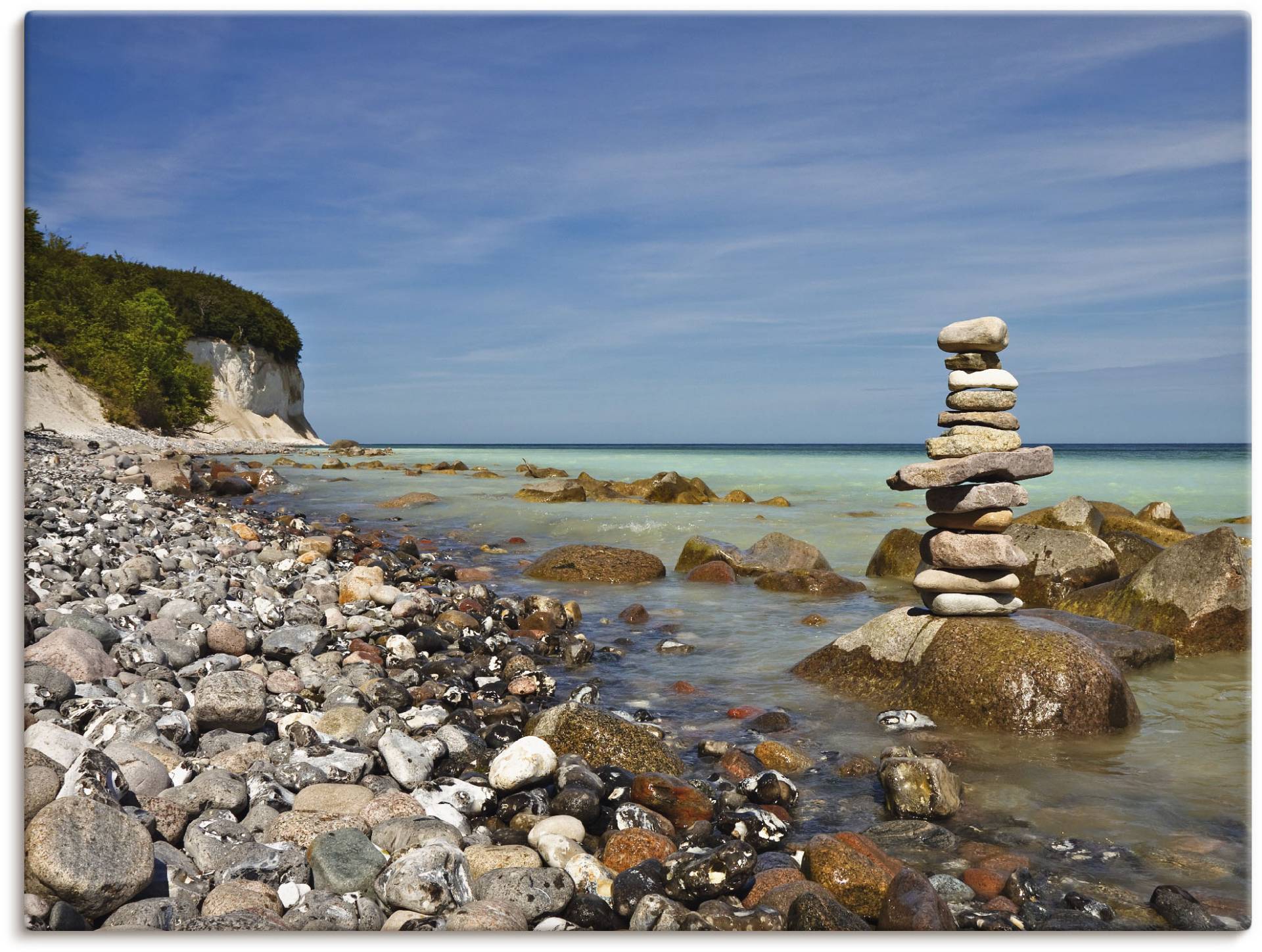 Artland Wandbild »An der Ostseeküste auf Rügen«, Küste, (1 St.) von Artland