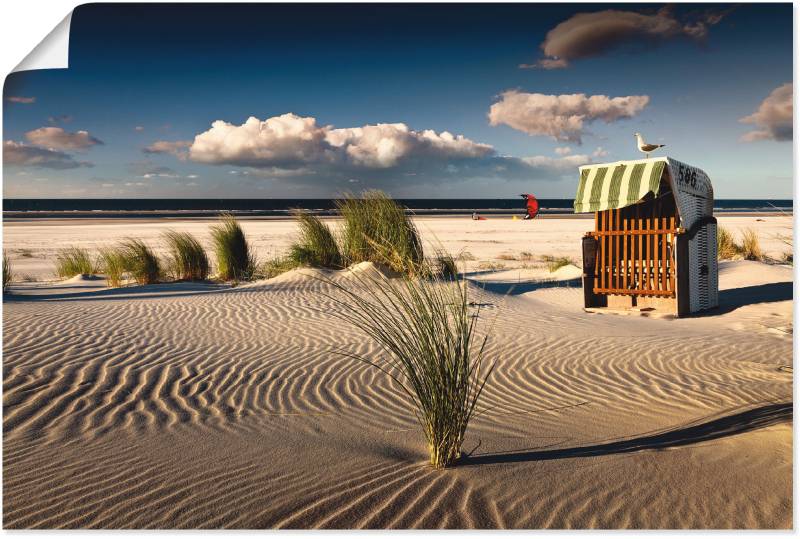 Artland Wandbild »An einem Sommerabend am Strand«, Küste, (1 St.) von Artland