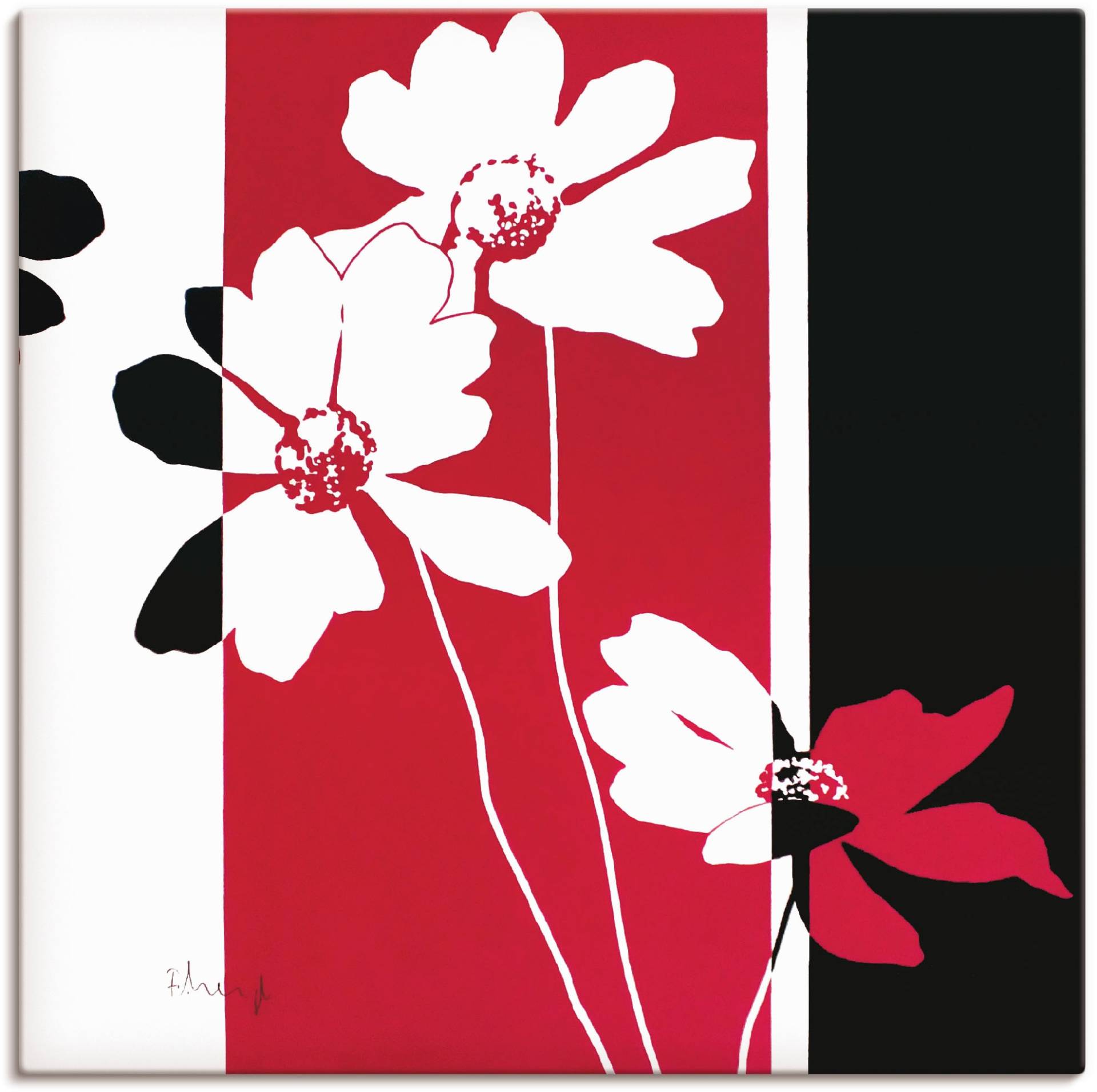 Artland Leinwandbild »Blumen Zusammensetzung II«, Blumen, (1 St.) von Artland