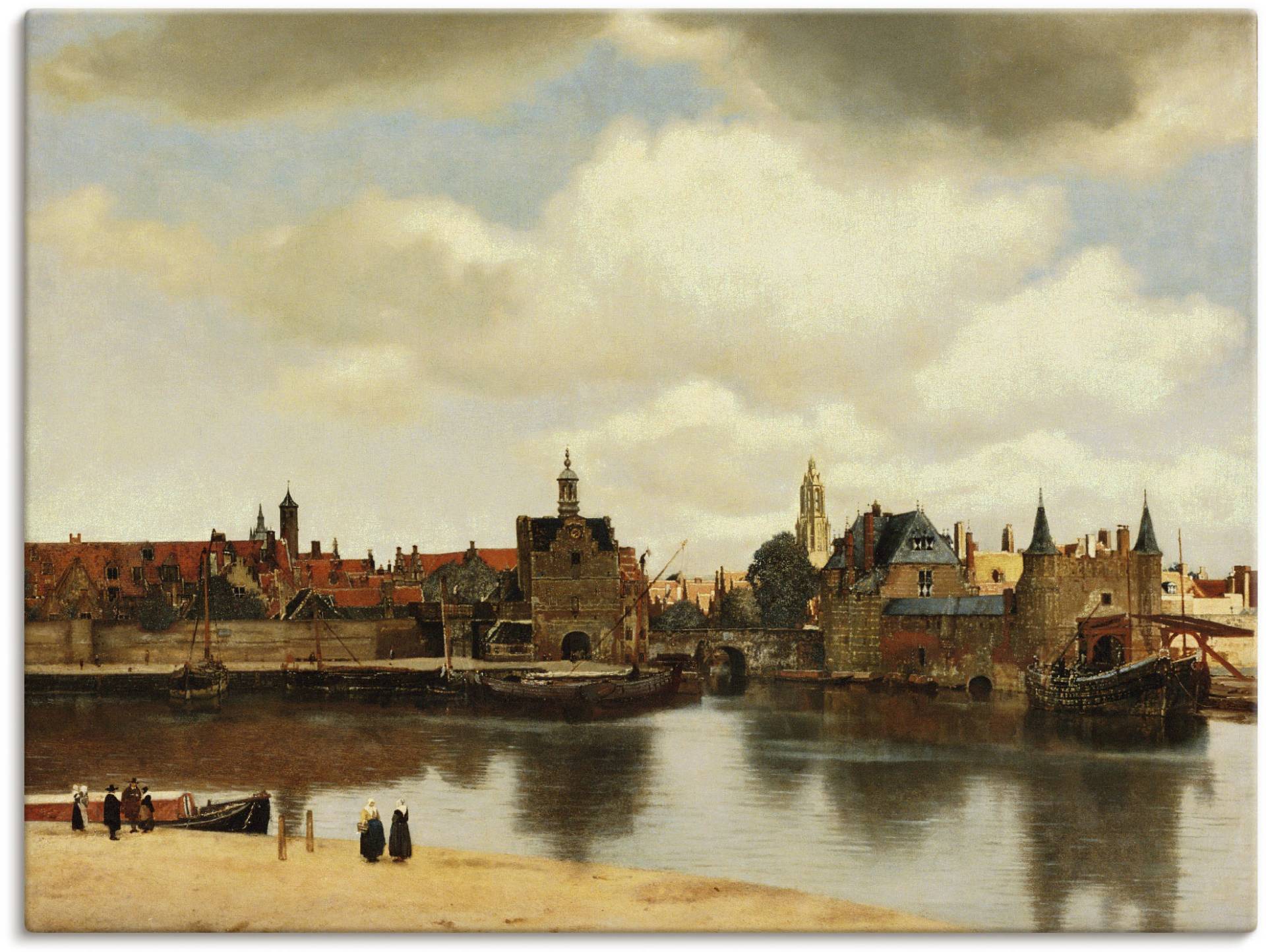 Artland Leinwandbild »Ansicht der Stadt Delft. Um 1660«, Niederlande, (1 St.), auf Keilrahmen gespannt Artland Leinwandbild »Ansicht der Stadt Delft. Um 1660«, Niederlande, (1 St.), auf Keilrahmen gespannt von Artland