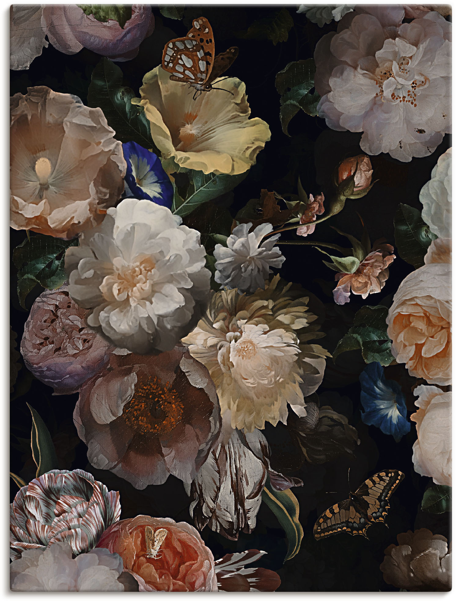 Artland Wandbild »Antike Holländische Blumen«, Blumenbilder, (1 St.) von Artland