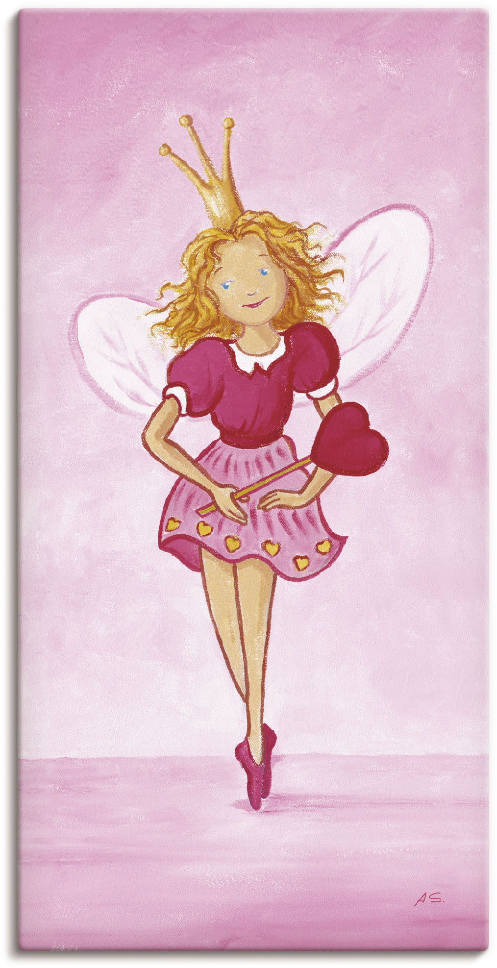 Artland Leinwandbild »Ballerina Josephina«, Geschichten & Märchen, (1 St.), auf Keilrahmen gespannt Artland Leinwandbild »Ballerina Josephina«, Geschichten & Märchen, (1 St.), auf Keilrahmen gespannt von Artland