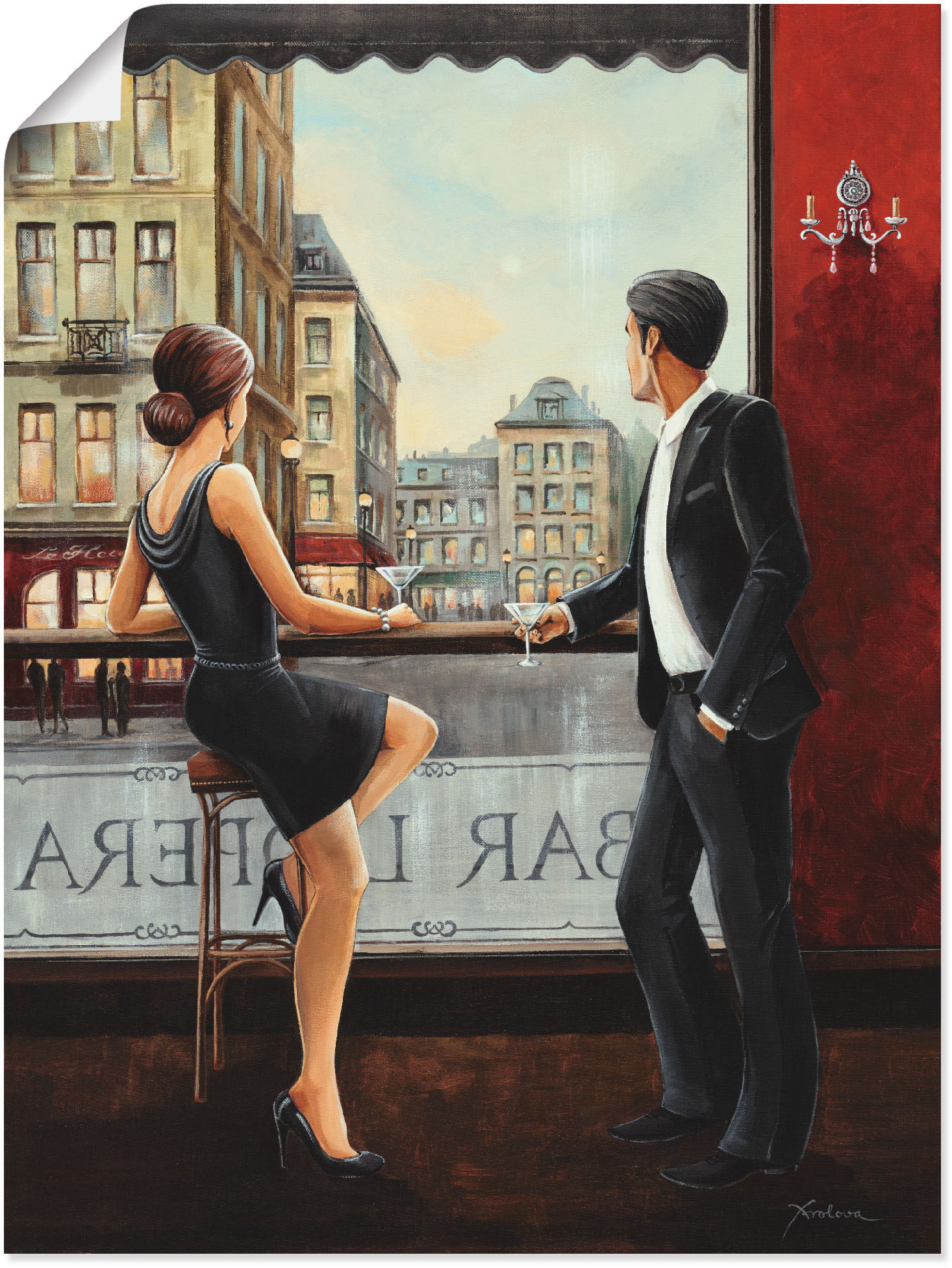 Artland Wandbild »Bar«, Bar & Lounges, (1 St.), als Alubild, Outdoorbild, Leinwandbild, Poster, Wandaufkleber Artland Wandbild »Bar«, Bar & Lounges, (1 St.), als Alubild, Outdoorbild, Leinwandbild, Poster, Wandaufkleber von Artland