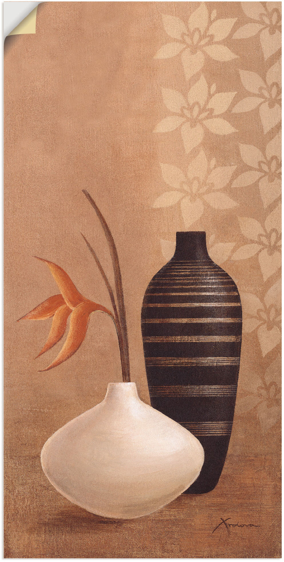 Artland Wandbild »Bauschige Vasen«, Vasen & Töpfe, (1 St.), als Leinwandbild, Poster, Wandaufkleber in verschied. Grössen Artland Wandbild »Bauschige Vasen«, Vasen & Töpfe, (1 St.), als Leinwandbild, Poster, Wandaufkleber in verschied. Grössen von Artland
