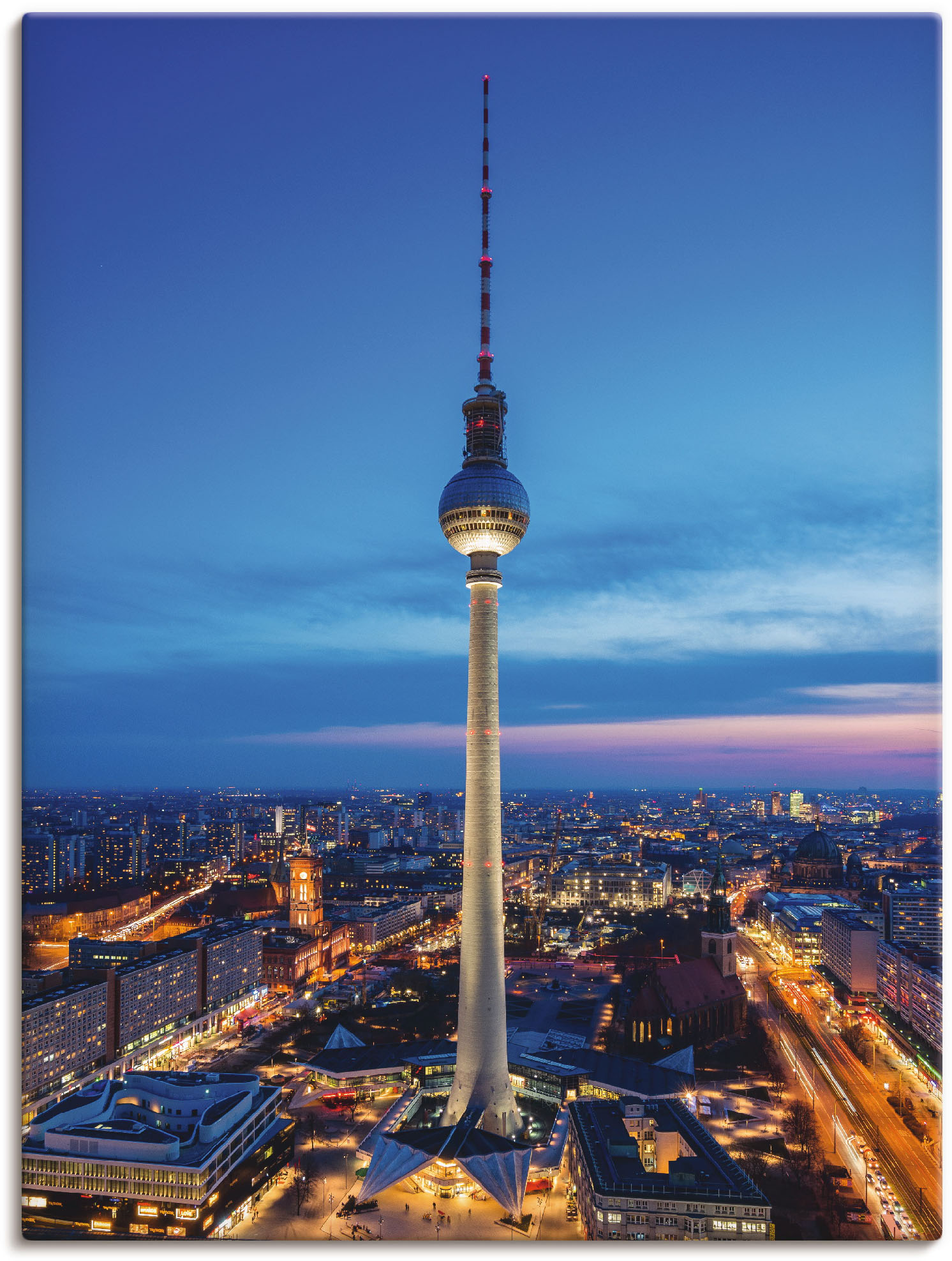 Artland Wandbild »Berlin Fernsehturm«, Deutschland, (1 St.) von Artland