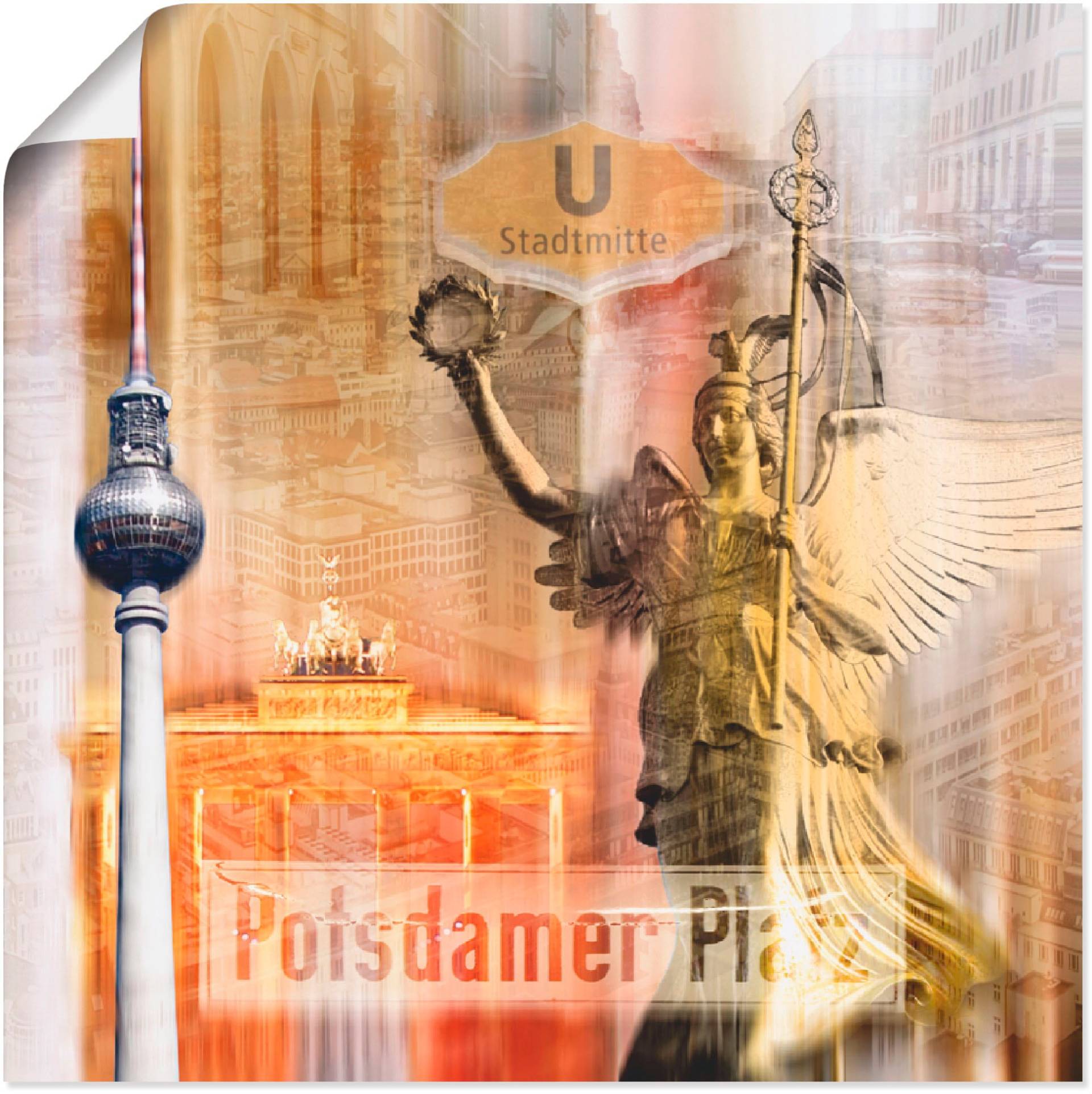 Artland Poster »Berlin Skyline Collage V«, Gebäude, (1 St.), als Leinwandbild, Wandaufkleber oder Poster in versch. Grössen Artland Poster »Berlin Skyline Collage V«, Gebäude, (1 St.), als Leinwandbild, Wandaufkleber oder Poster in versch. Grössen von Artland