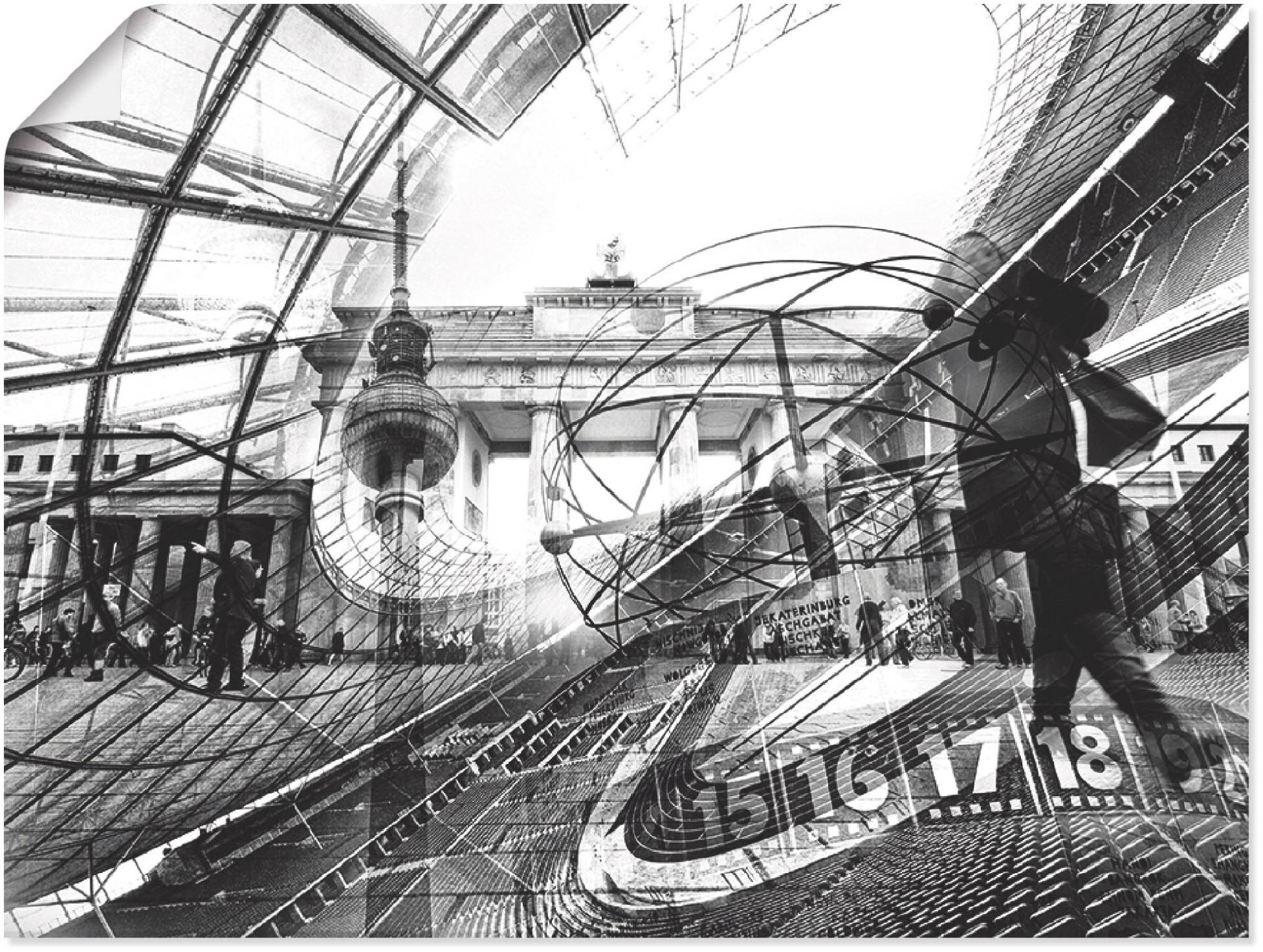 Artland Wandbild »Berlin Skyline I«, Deutschland, (1 St.), als Poster in verschied. Grössen Artland Wandbild »Berlin Skyline I«, Deutschland, (1 St.), als Poster in verschied. Grössen von Artland