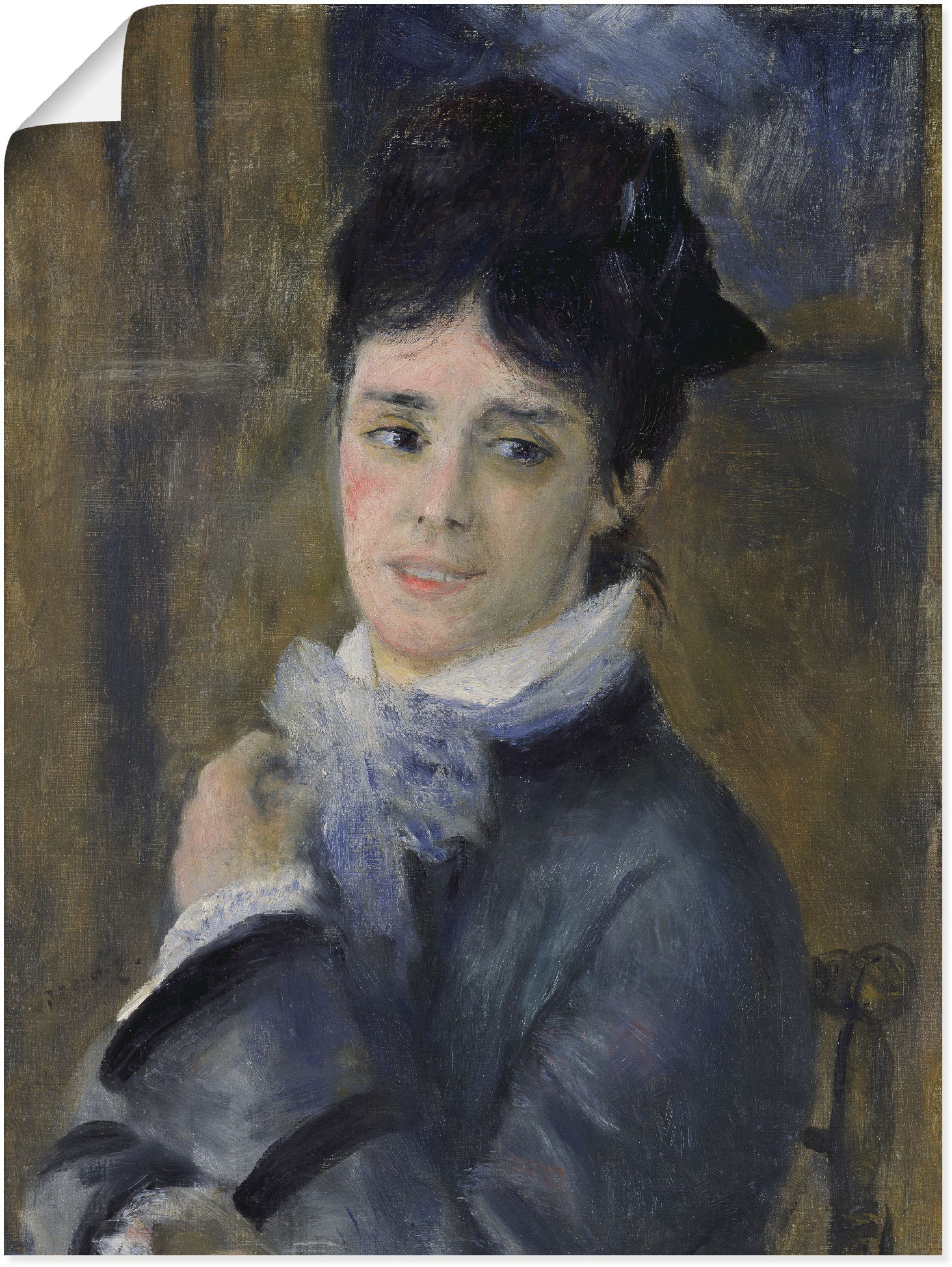 Artland Kunstdruck »Bildnis der Madame Claude Monet. 1872«, Frau, (1 St.) von Artland