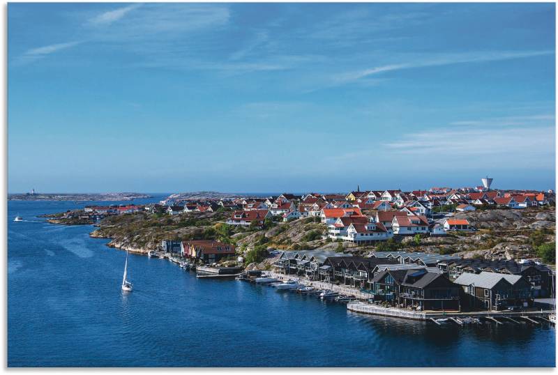 Artland Wandbild »Blick auf den Ort Smögen in Schweden«, Schweden, (1 St.), als Alubild, Leinwandbild, Wandaufkleber oder Poster in versch. Grössen von Artland