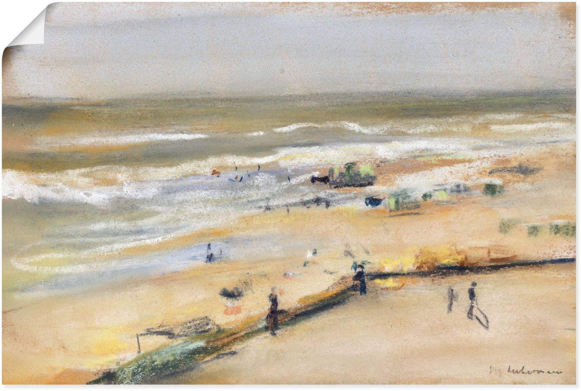 Artland Wandbild »Blick von der Düne aufs Meer, Nordwijk«, Strandbilder, (1 St.), als Leinwandbild in verschied. Grössen von Artland