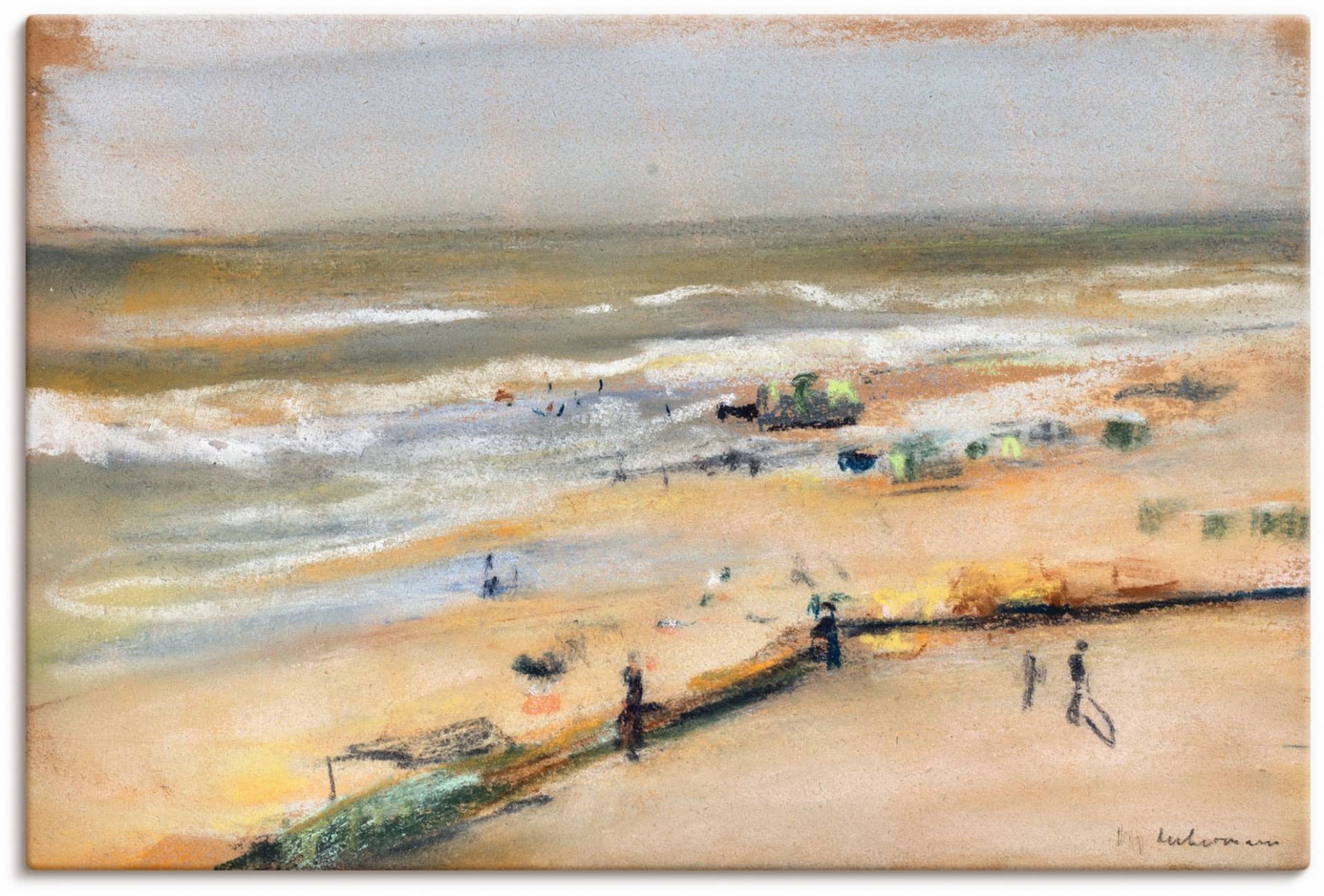 Artland Wandbild »Blick von der Düne aufs Meer, Nordwijk«, Strandbilder, (1 St.) von Artland