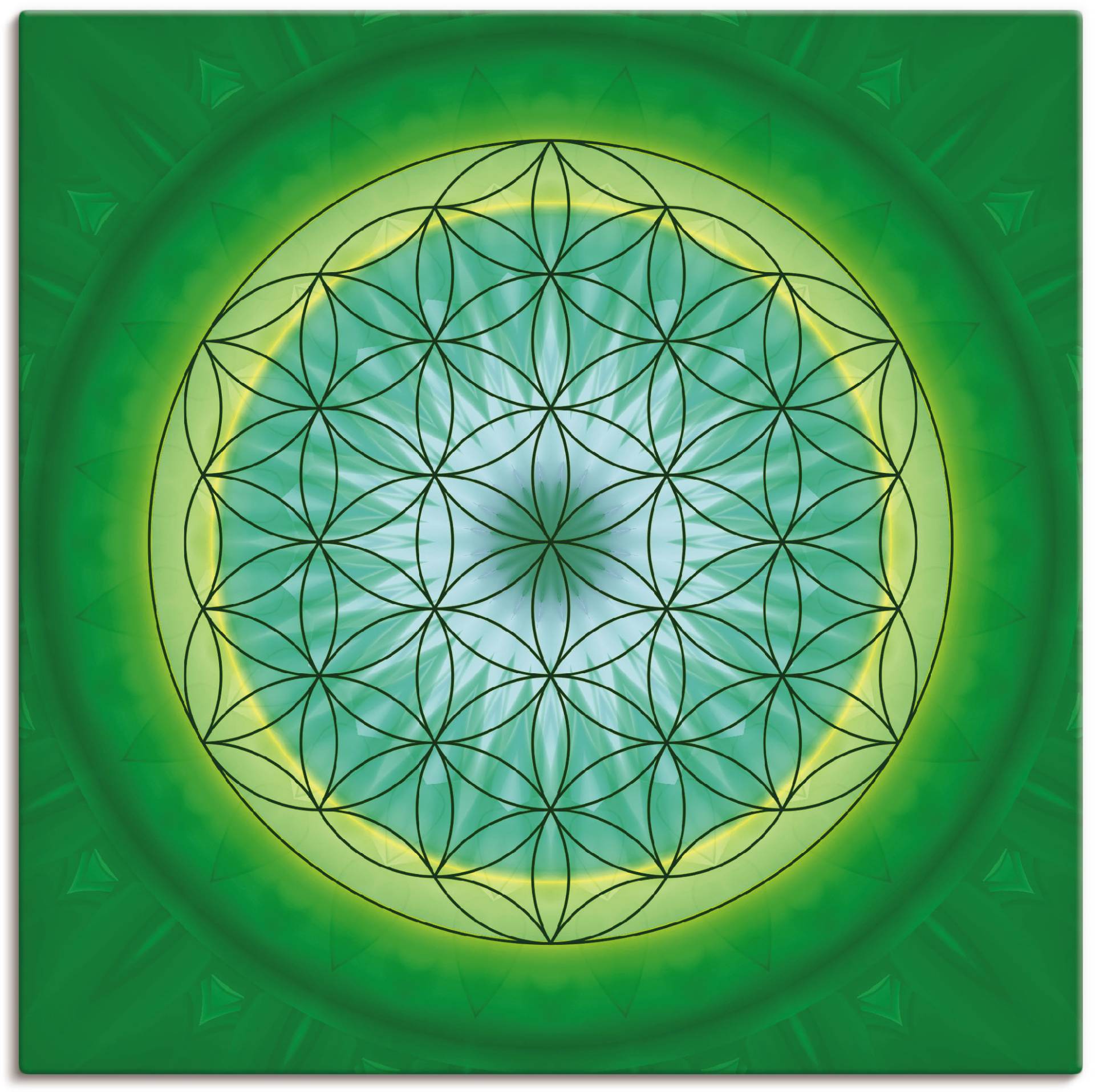 Artland Leinwandbild »Blume des Lebens 3«, Muster, (1 St.), auf Keilrahmen gespannt Artland Leinwandbild »Blume des Lebens 3«, Muster, (1 St.), auf Keilrahmen gespannt von Artland