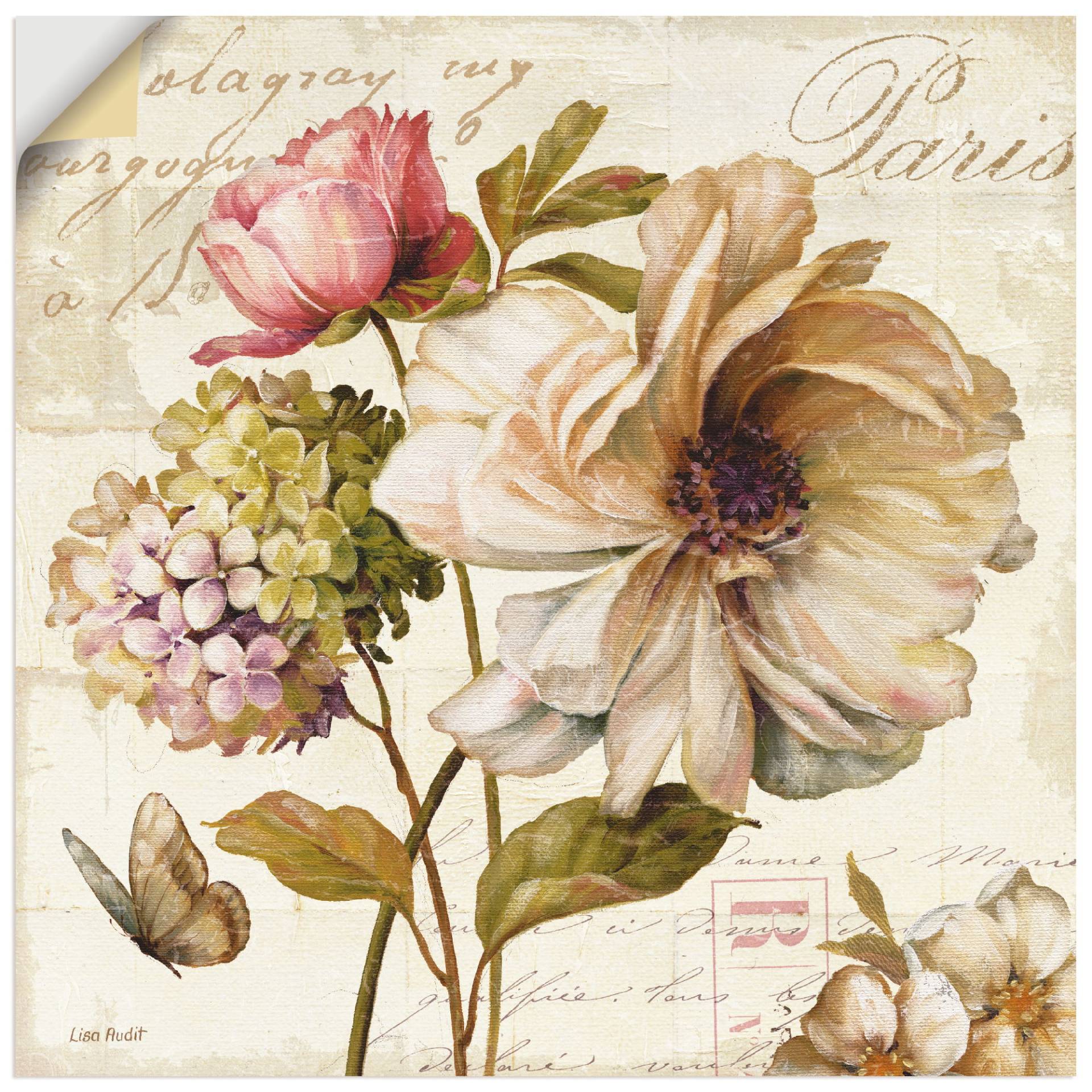 Artland Wandbild »Blumen II«, Blumen, (1 St.), als Leinwandbild, Poster, Wandaufkleber in verschied. Grössen Artland Wandbild »Blumen II«, Blumen, (1 St.), als Leinwandbild, Poster, Wandaufkleber in verschied. Grössen von Artland