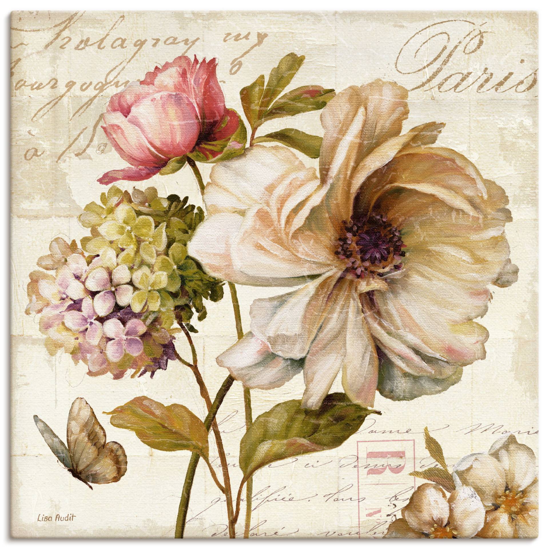 Artland Wandbild »Blumen II«, Blumen, (1 St.), als Leinwandbild, Poster, Wandaufkleber in verschied. Grössen Artland Wandbild »Blumen II«, Blumen, (1 St.), als Leinwandbild, Poster, Wandaufkleber in verschied. Grössen von Artland