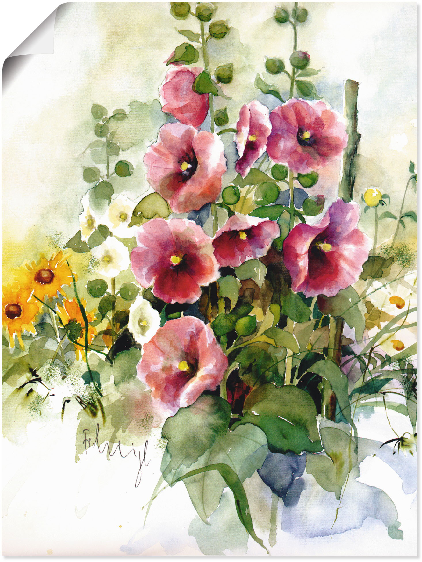 Artland Wandbild »Blumen Zusammenstellung I«, Blumen, (1 St.) von Artland