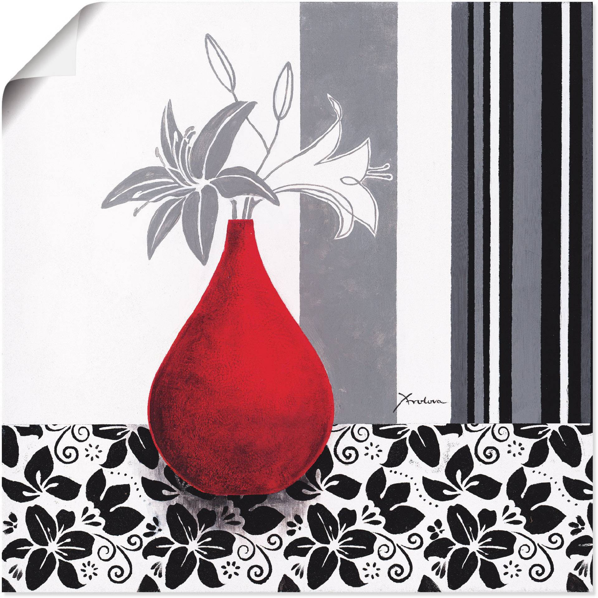 Artland Wandbild »Blumenmuster«, Vasen & Töpfe, (1 St.), als Alubild, Outdoorbild, Poster in verschied. Grössen Artland Wandbild »Blumenmuster«, Vasen & Töpfe, (1 St.), als Alubild, Outdoorbild, Poster in verschied. Grössen von Artland