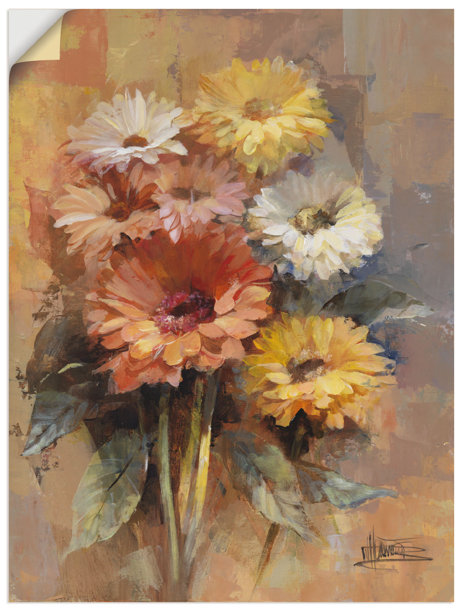 Artland Wandbild »Blumenstrauss II«, Blumen, (1 St.), als Leinwandbild, Poster, Wandaufkleber in verschied. Grössen von Artland