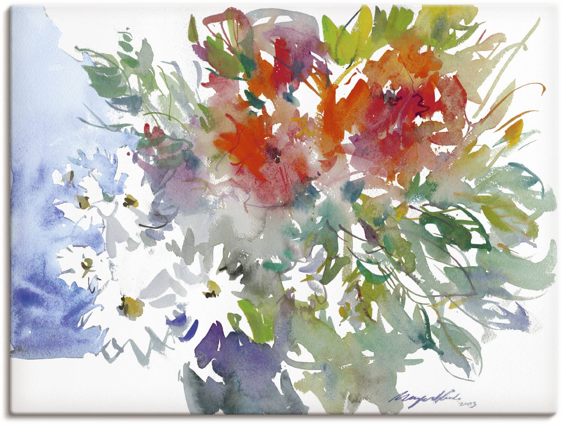 Artland Wandbild »Blumenstrauss II«, Blumen, (1 St.), als Leinwandbild, Poster, Wandaufkleber in verschied. Grössen von Artland