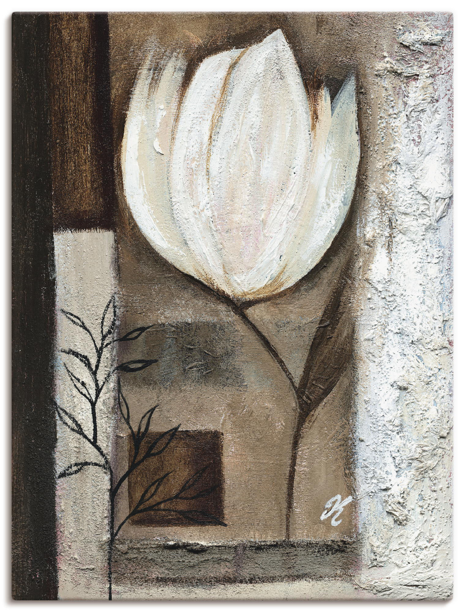 Artland Leinwandbild »Braune Tulpen I«, Blumen, (1 St.), auf Keilrahmen gespannt Artland Leinwandbild »Braune Tulpen I«, Blumen, (1 St.), auf Keilrahmen gespannt von Artland