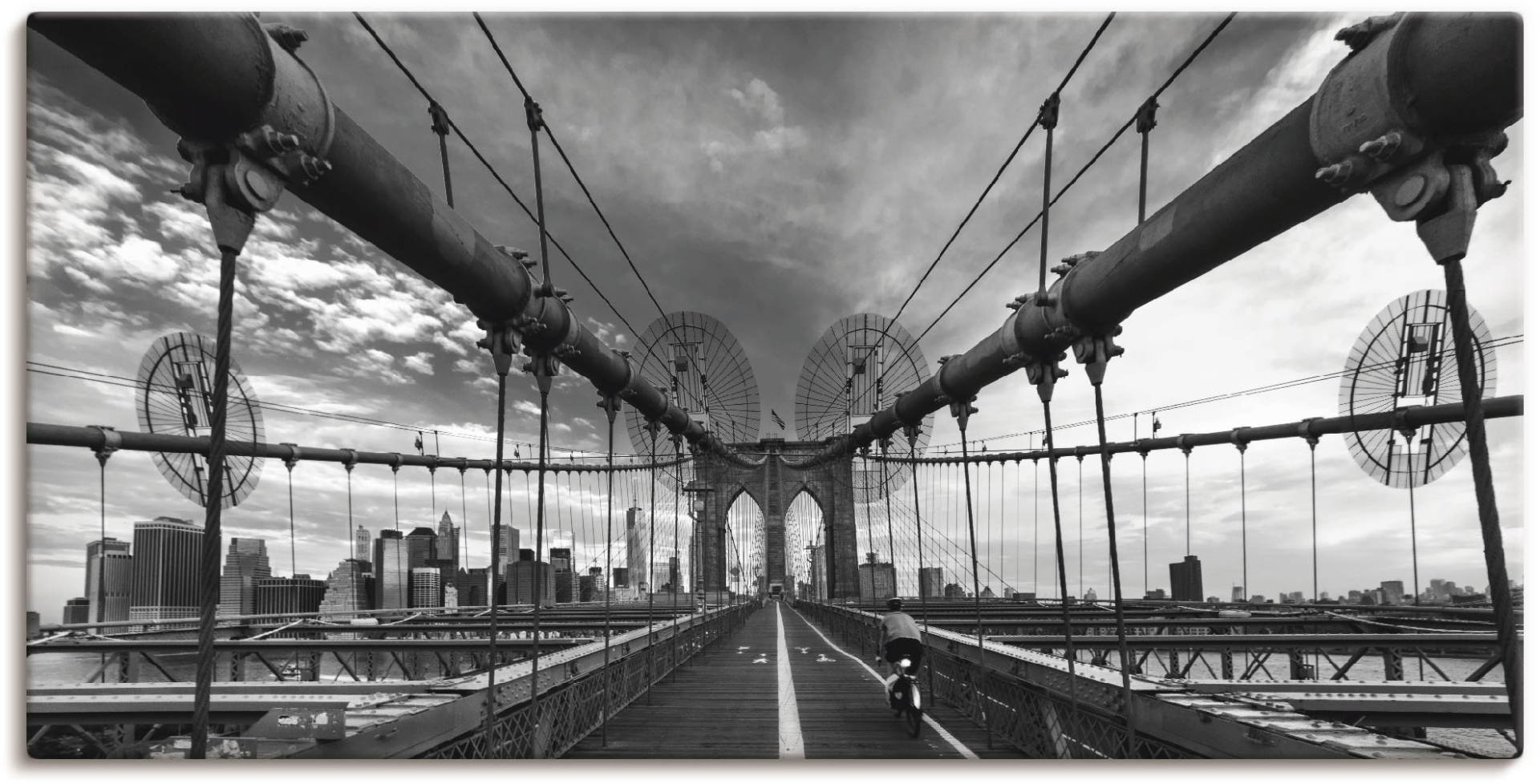 Artland Wandbild »Brooklyn Bridge New York III«, Brücken, (1 St.) von Artland