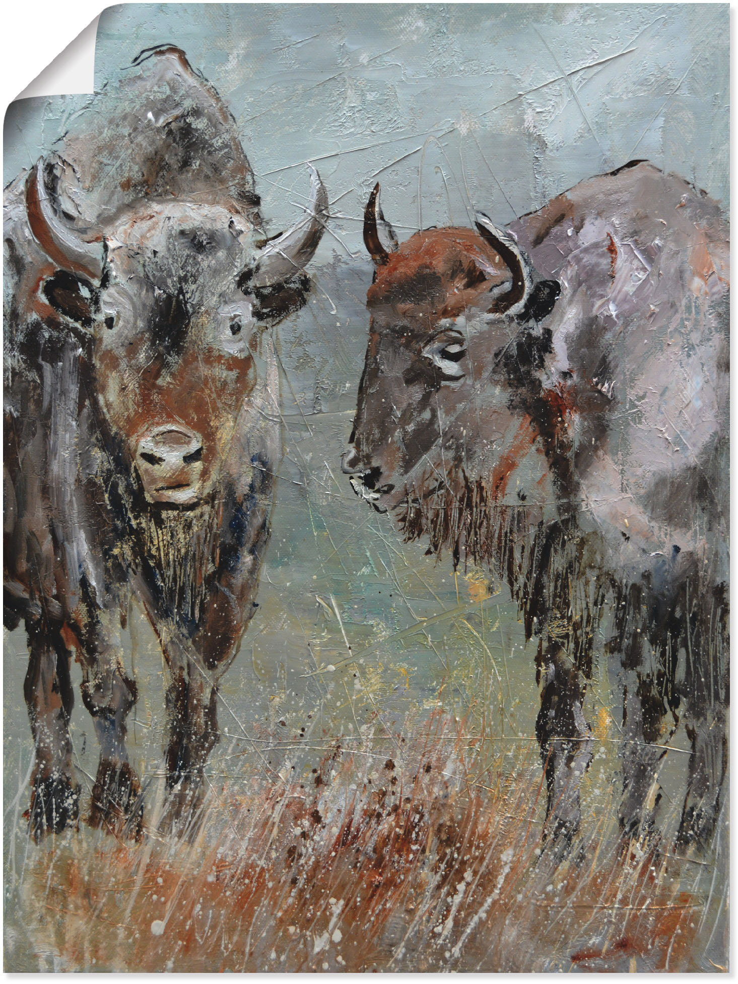 Artland Poster »Büffel«, Wildtiere, (1 St.), als Alubild, Leinwandbild, Wandaufkleber oder Poster in versch. Grössen Artland Poster »Büffel«, Wildtiere, (1 St.), als Alubild, Leinwandbild, Wandaufkleber oder Poster in versch. Grössen von Artland