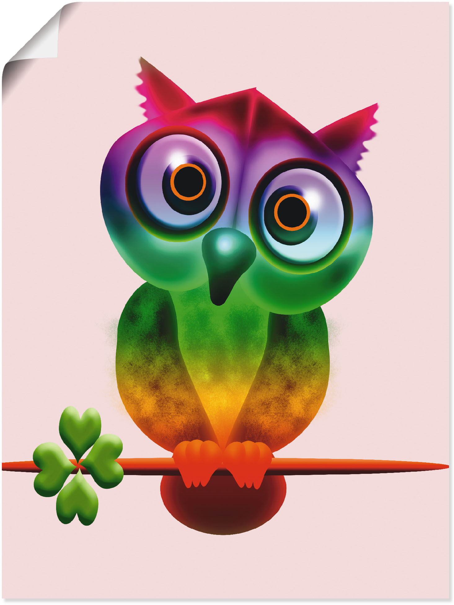 Artland Wandbild »Bunte Eule«, Vögel, (1 St.), als Poster, Wandaufkleber in verschied. Grössen Artland Wandbild »Bunte Eule«, Vögel, (1 St.), als Poster, Wandaufkleber in verschied. Grössen von Artland