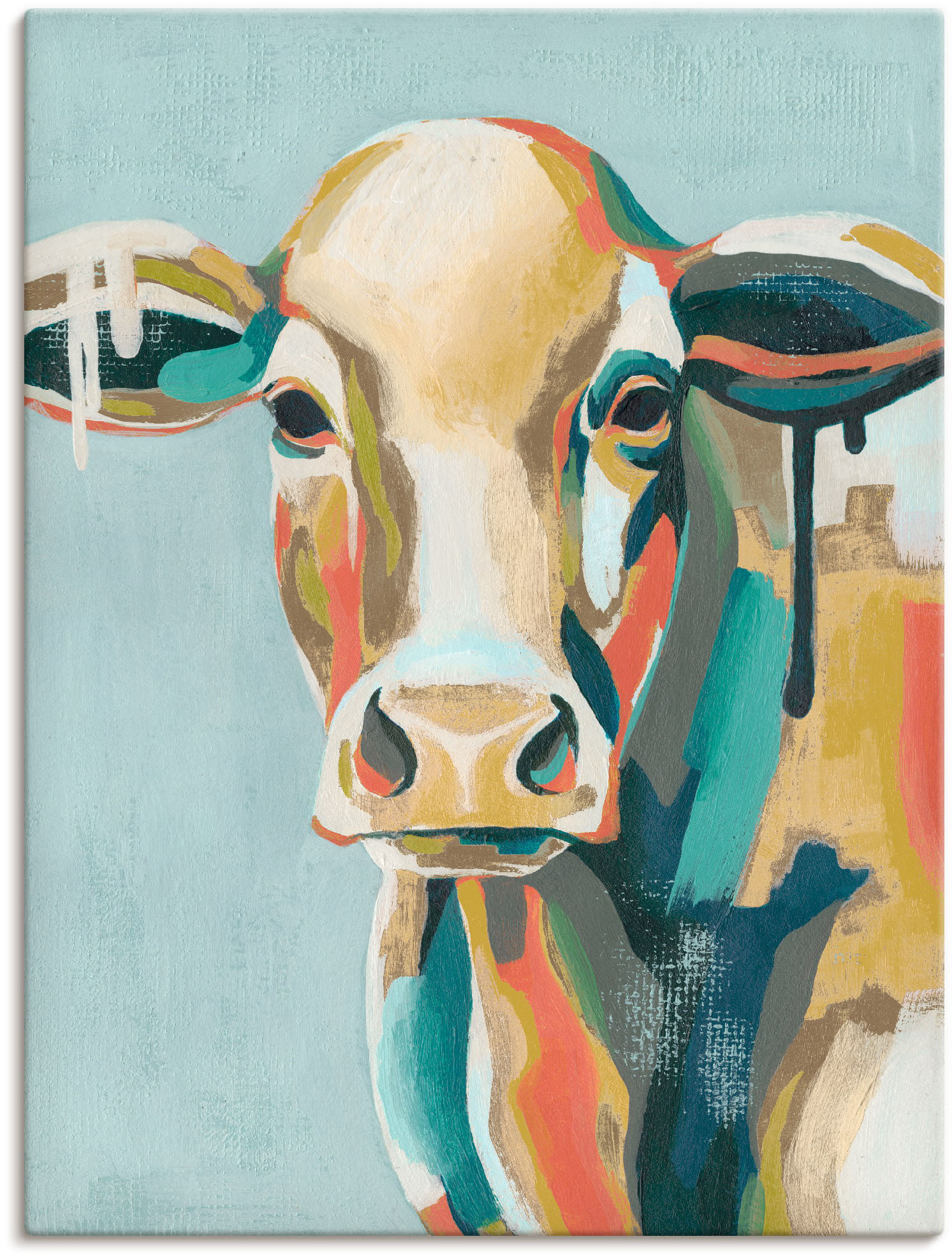 Artland Wandbild »Bunte Kühe I«, Haustiere, (1 St.) von Artland