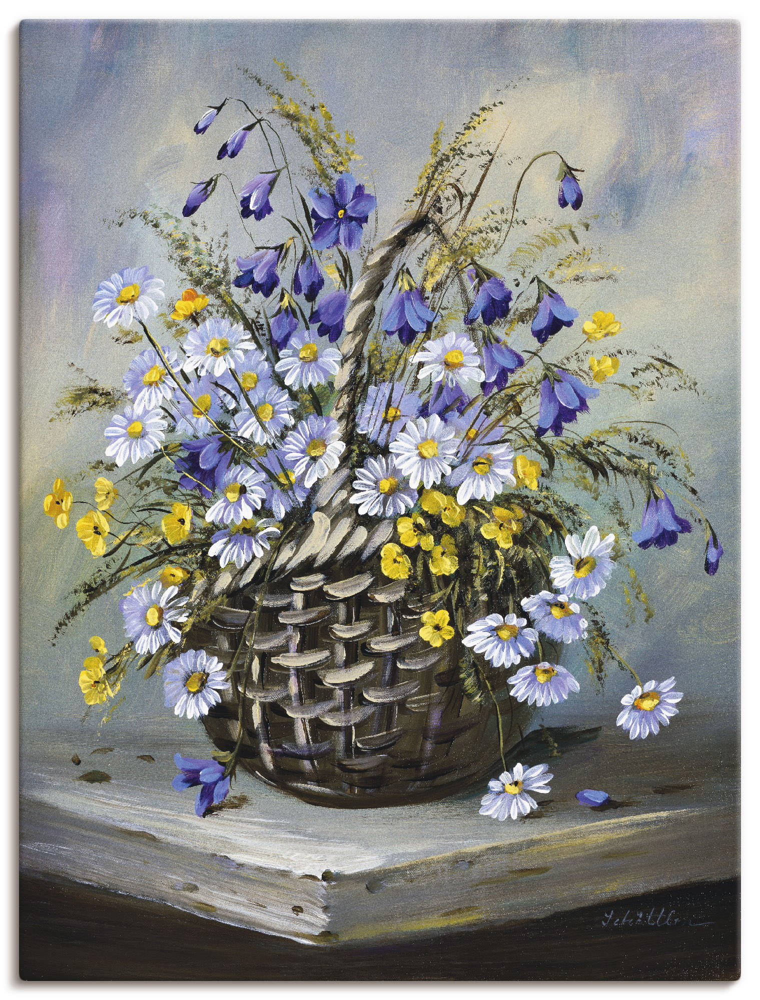 Artland Wandbild »Bunter Korb«, Blumen, (1 St.) von Artland