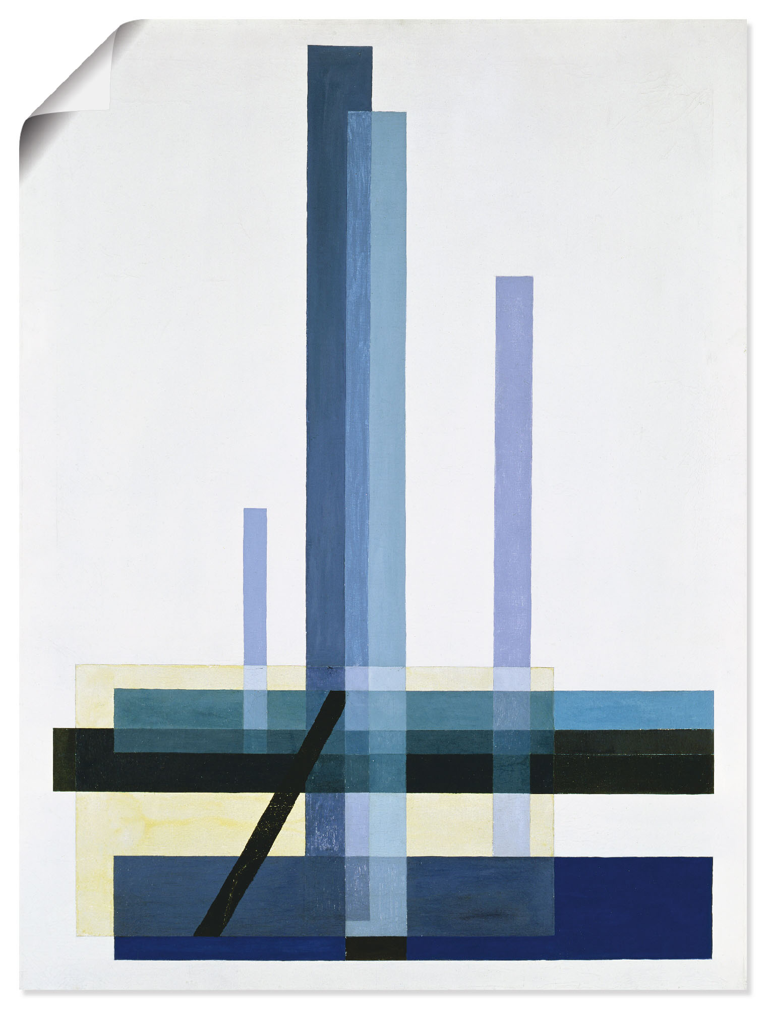 Artland Wandbild »C XII Blaues Bild«, Muster, (1 St.), als Alubild, Leinwandbild, Wandaufkleber oder Poster in versch. Grössen von Artland