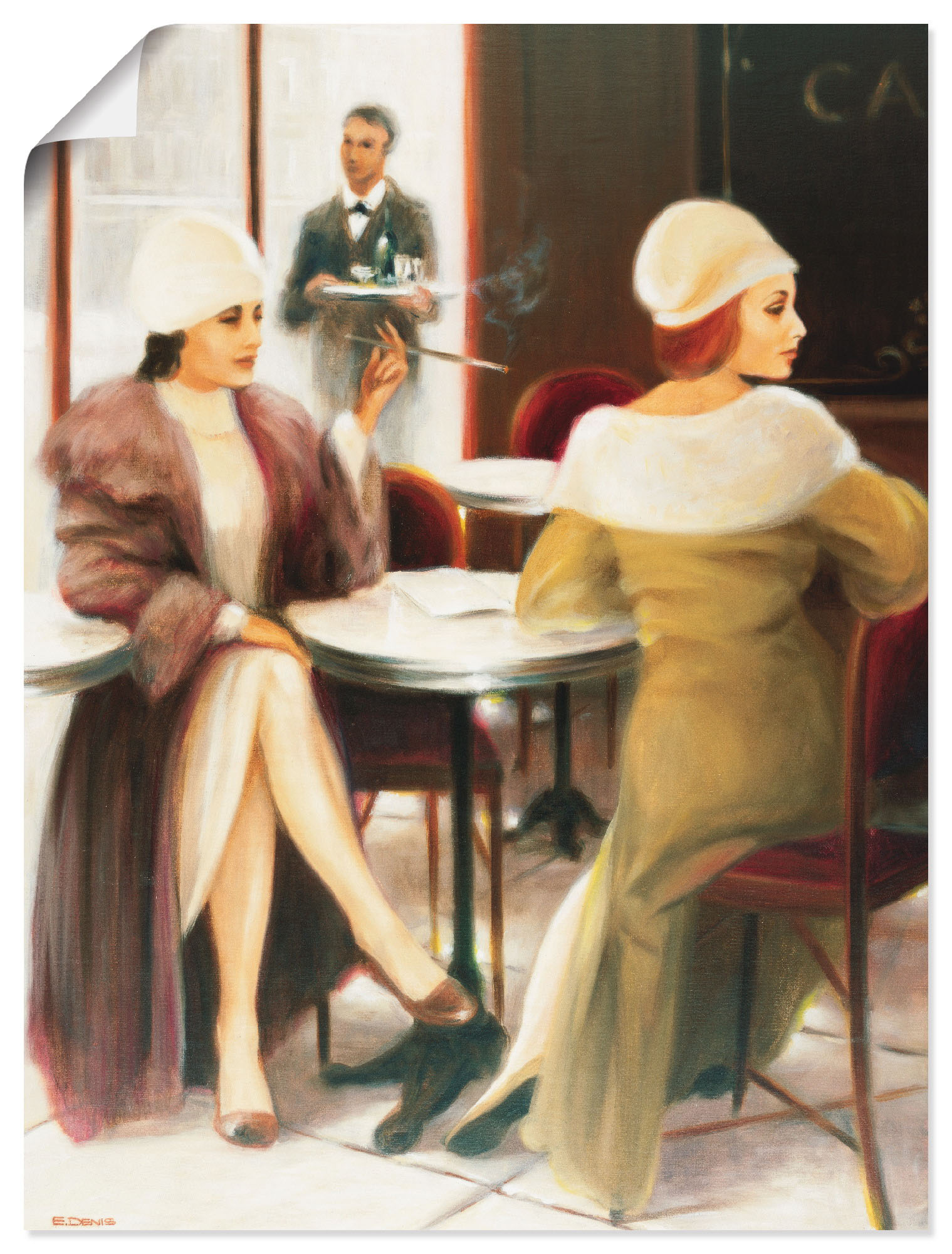 Artland Wandbild »Cafe I«, Frau, (1 St.), als Leinwandbild, Poster in verschied. Grössen Artland Wandbild »Cafe I«, Frau, (1 St.), als Leinwandbild, Poster in verschied. Grössen von Artland