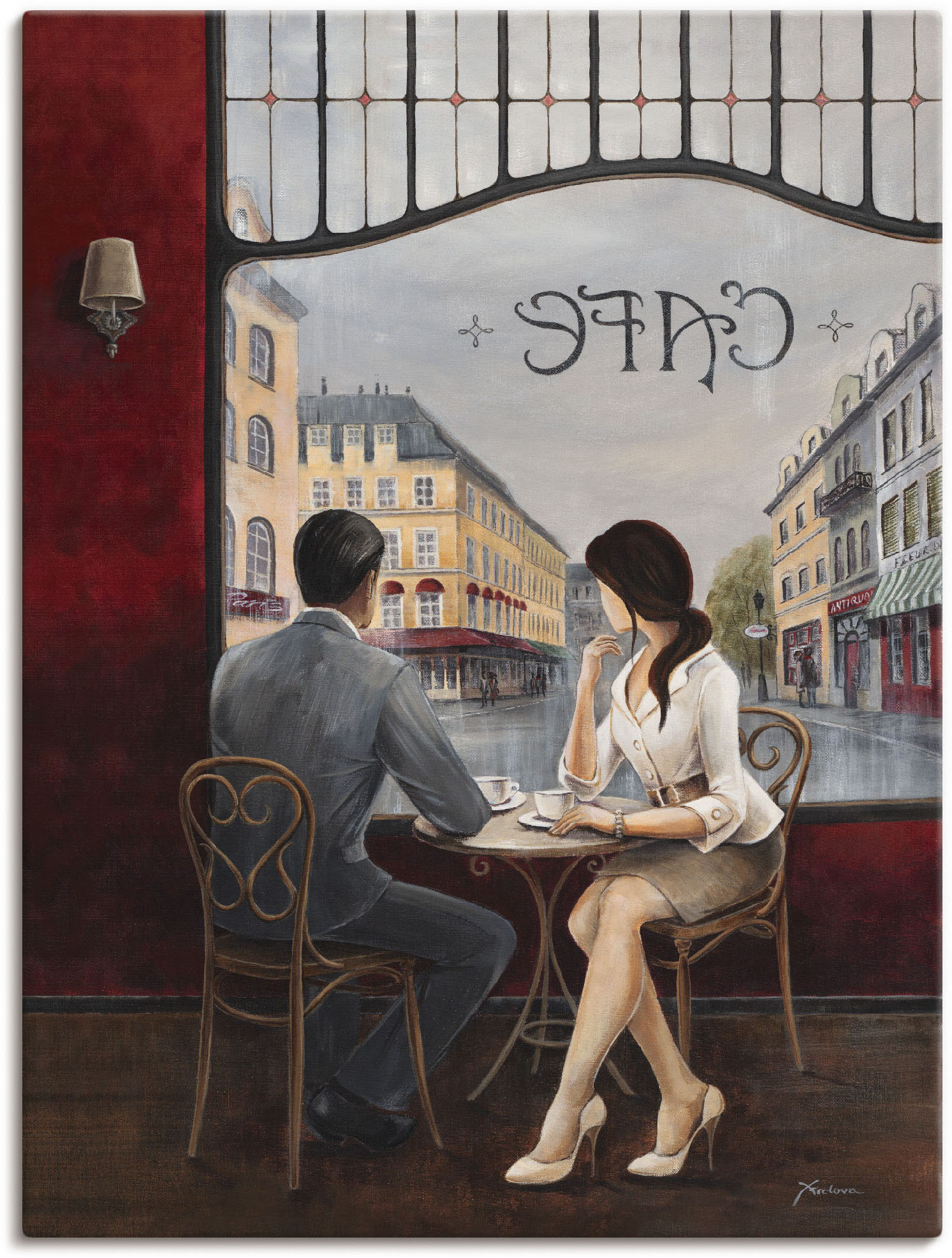 Artland Wandbild »Café«, Restaurant & Cafés, (1 St.), als Alubild, Outdoorbild, Leinwandbild, Poster, Wandaufkleber Artland Wandbild »Café«, Restaurant & Cafés, (1 St.), als Alubild, Outdoorbild, Leinwandbild, Poster, Wandaufkleber von Artland