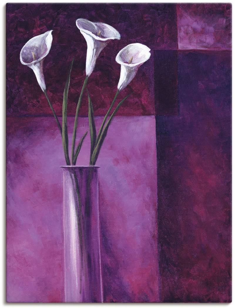 Artland Wandbild »Callas Lila«, Blumen, (1 St.) von Artland