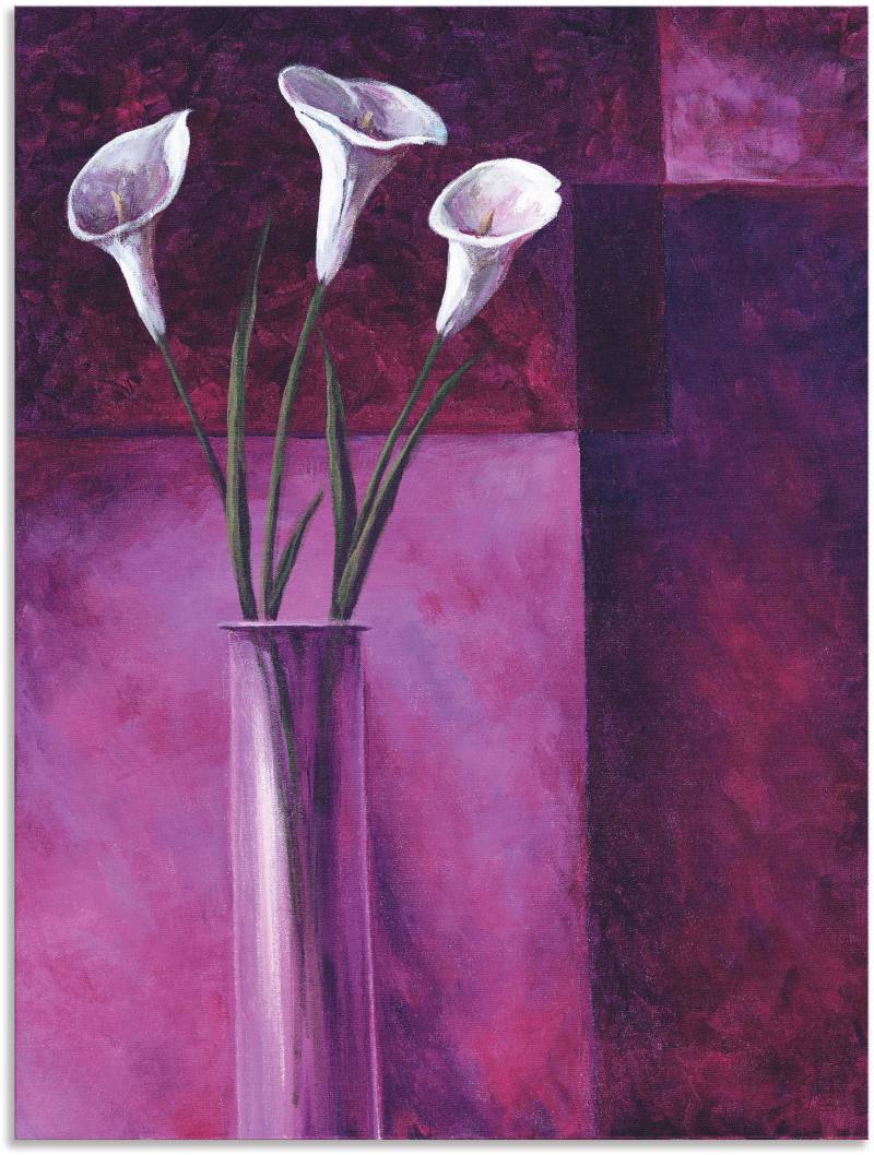 Artland Wandbild »Callas Lila«, Blumen, (1 St.) von Artland