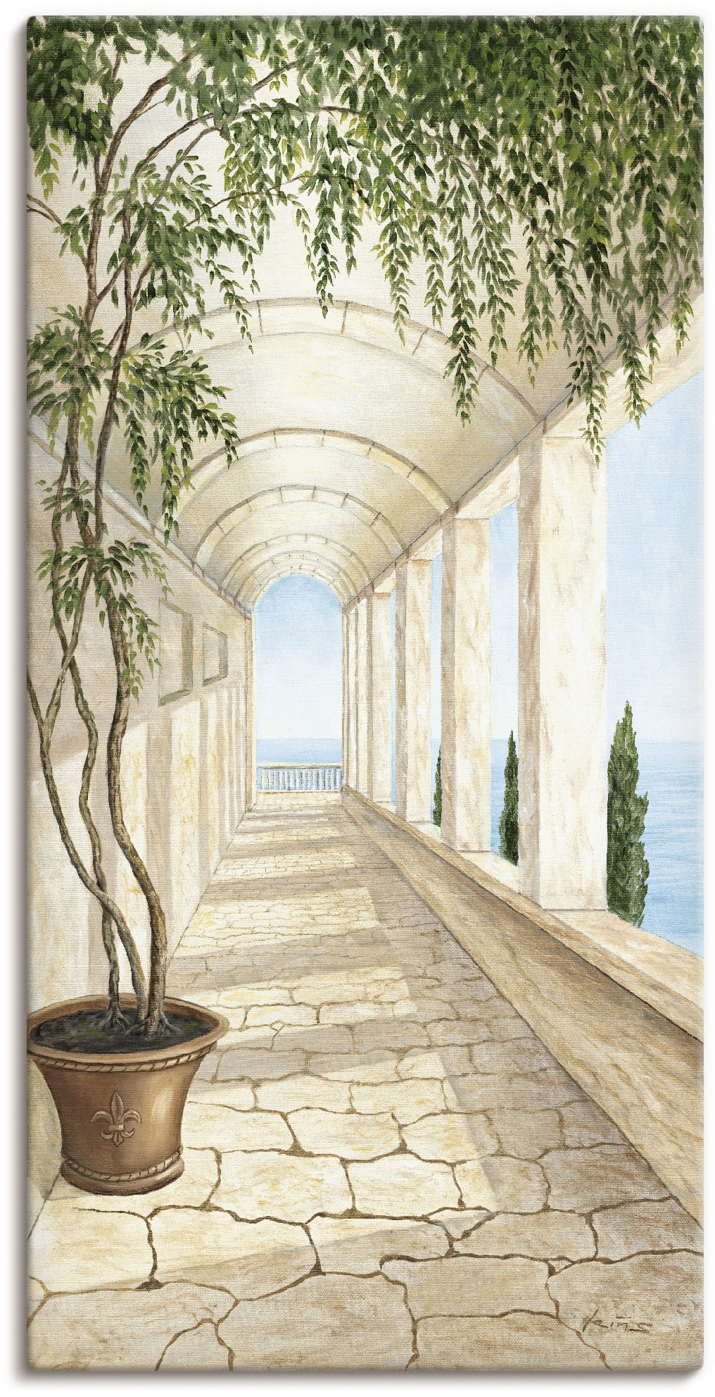 Artland Wandbild »Capri«, Gebäude, (1 St.), als Alubild, Outdoorbild, Leinwandbild, Poster, Wandaufkleber Artland Wandbild »Capri«, Gebäude, (1 St.), als Alubild, Outdoorbild, Leinwandbild, Poster, Wandaufkleber von Artland