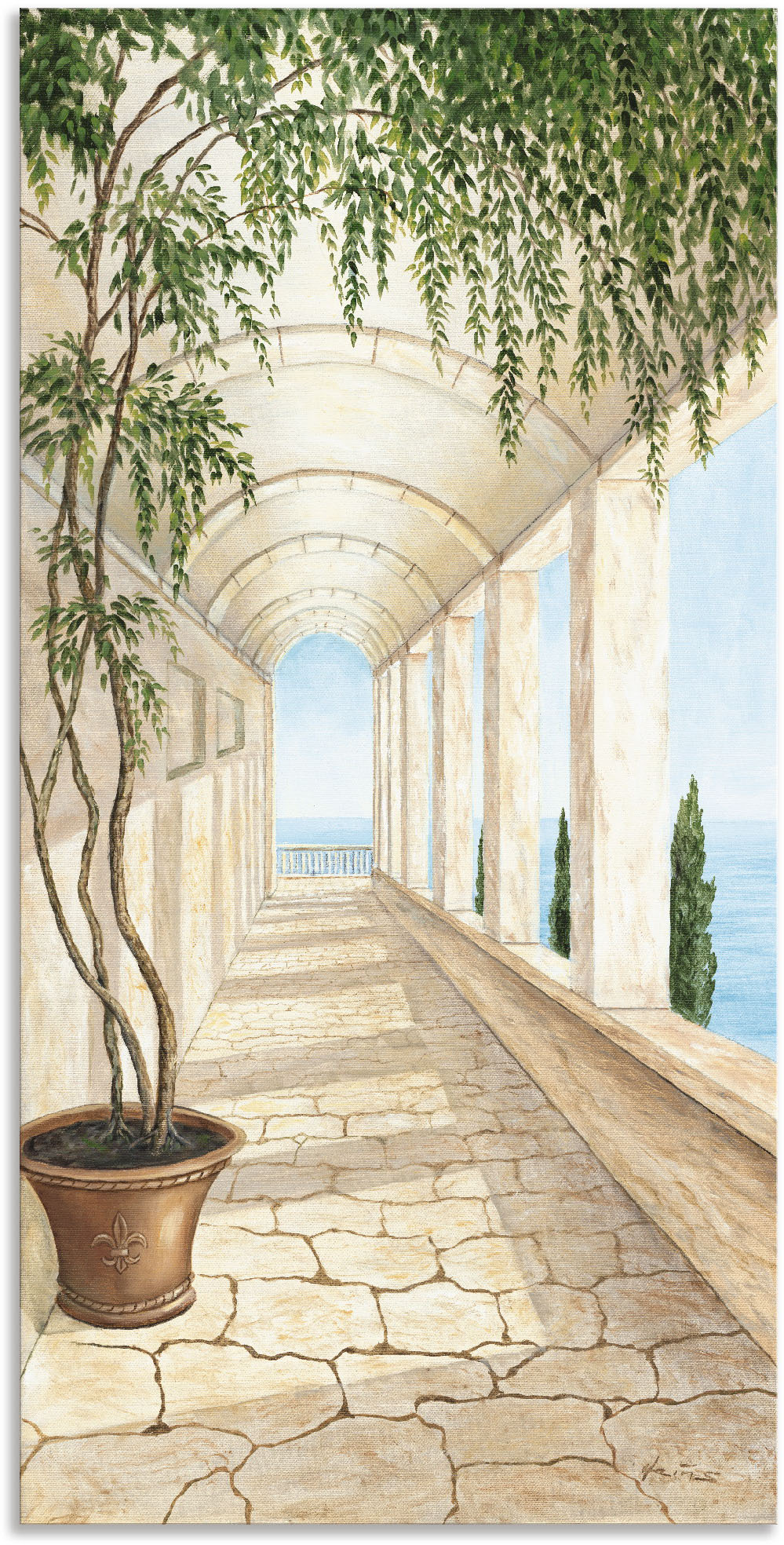 Artland Wandbild »Capri«, Gebäude, (1 St.) von Artland