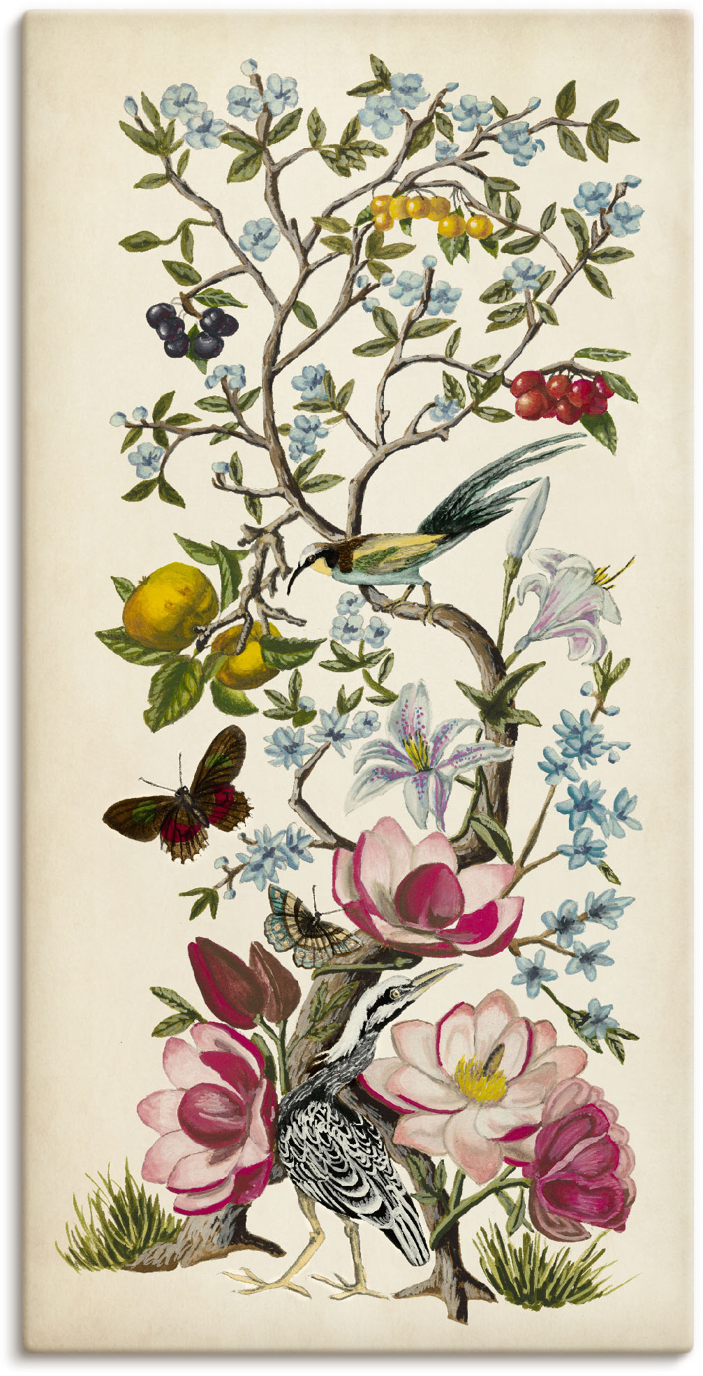 Artland Wandbild »Chinoiserie Natur II«, Pflanzen, (1 St.) von Artland