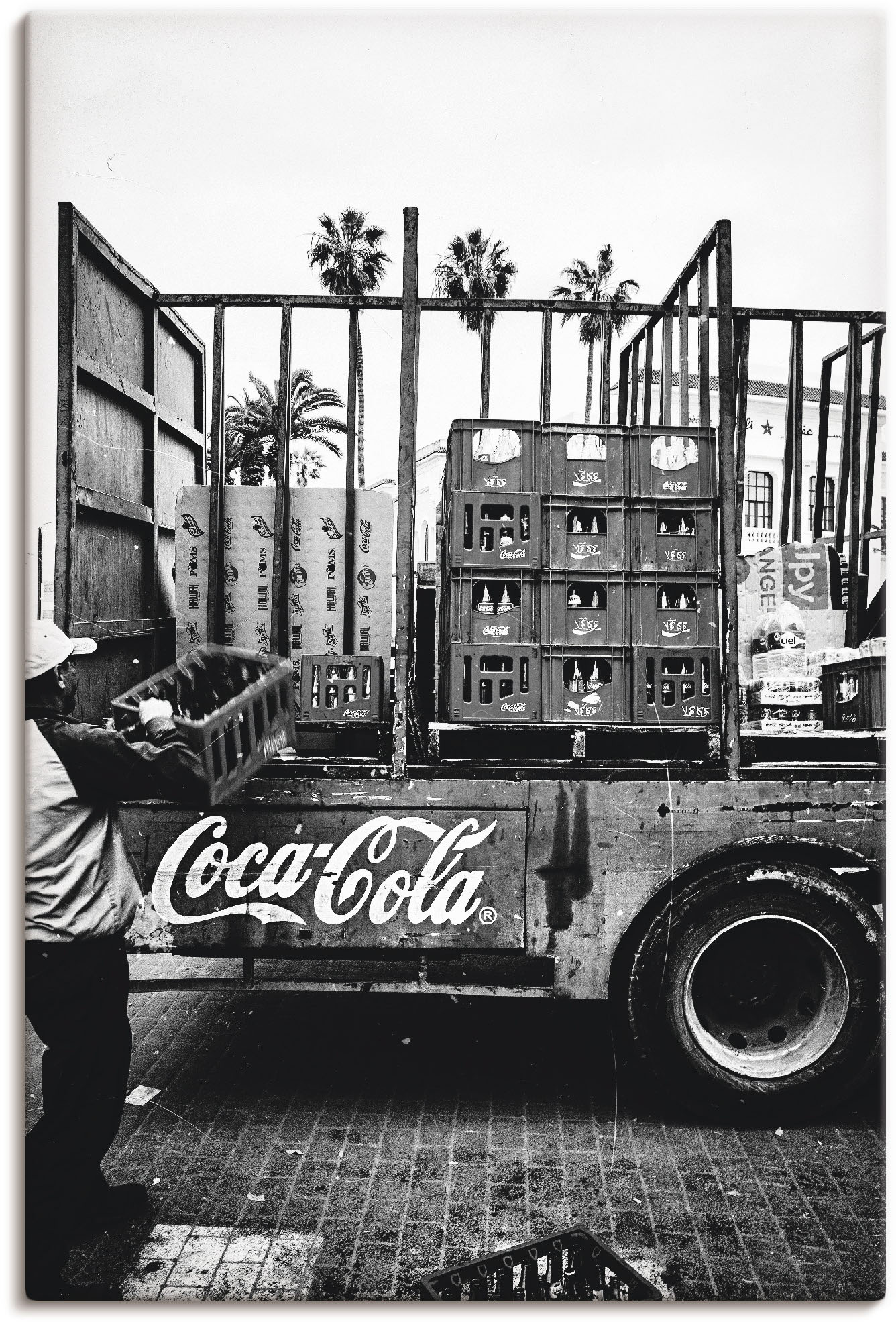 Artland Wandbild »CocaCola-LKW in El Jadida - Marokko«, Auto, (1 St.) von Artland