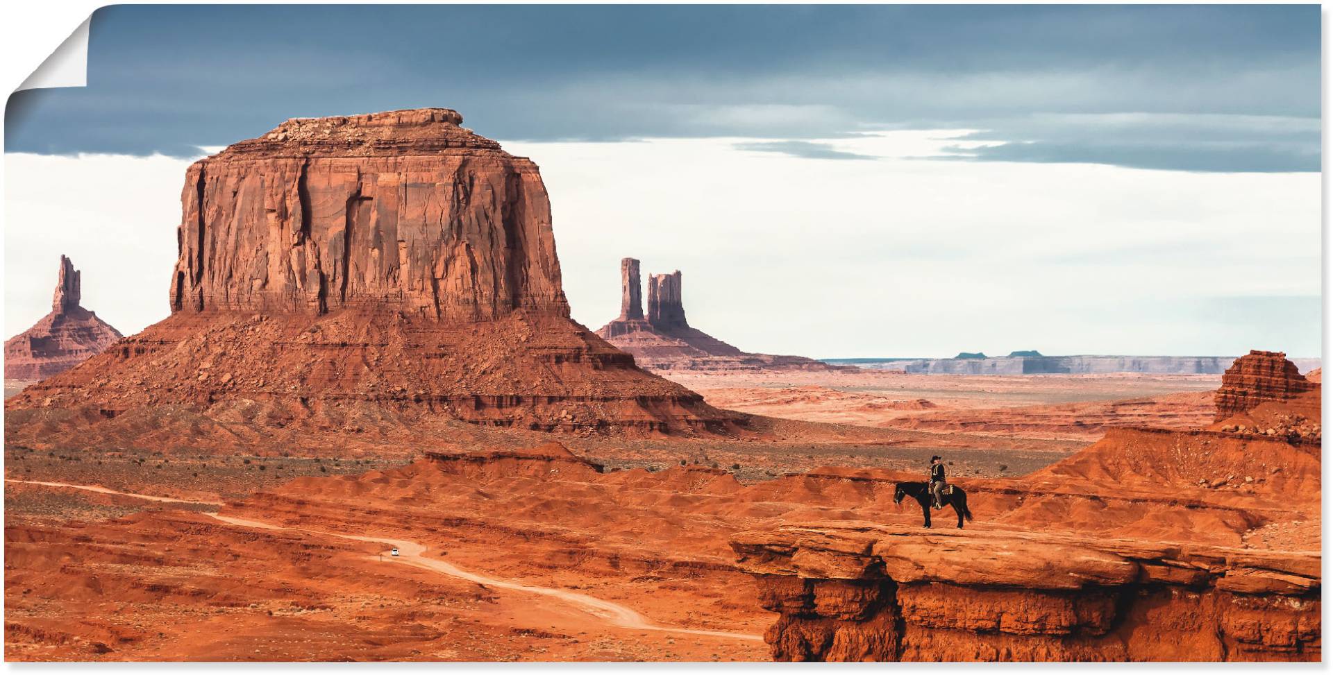 Artland Wandbild »Colorado - Utah Monument Valley«, Amerika, (1 St.), als Leinwandbild, Poster in verschied. Grössen von Artland