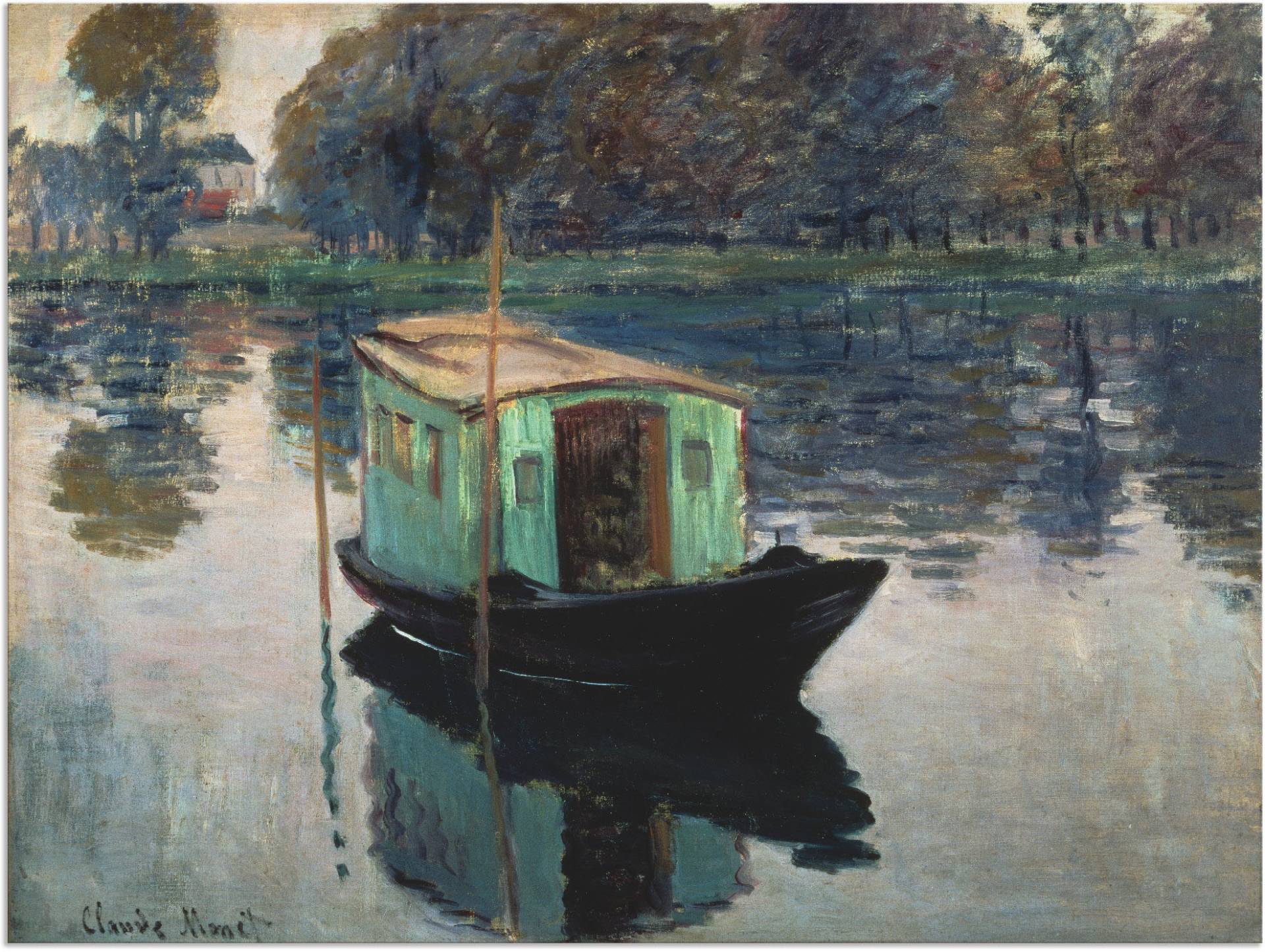 Artland Wandbild »Das Atelierboot. 1874«, Boote & Schiffe, (1 St.), als Alubild, Leinwandbild, Wandaufkleber oder Poster in versch. Grössen von Artland