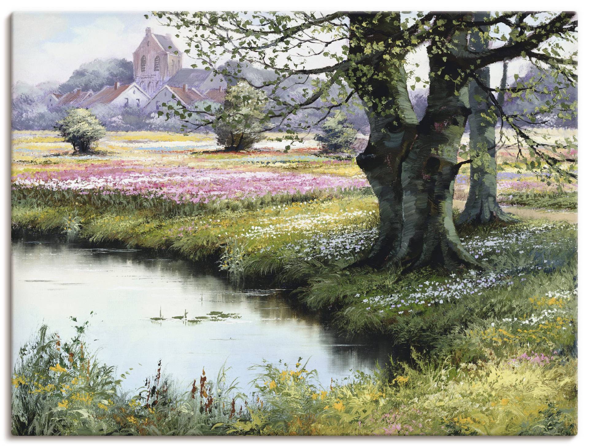 Artland Wandbild »Das Dorf«, Felder, (1 St.), als Leinwandbild, Poster in verschied. Grössen Artland Wandbild »Das Dorf«, Felder, (1 St.), als Leinwandbild, Poster in verschied. Grössen von Artland
