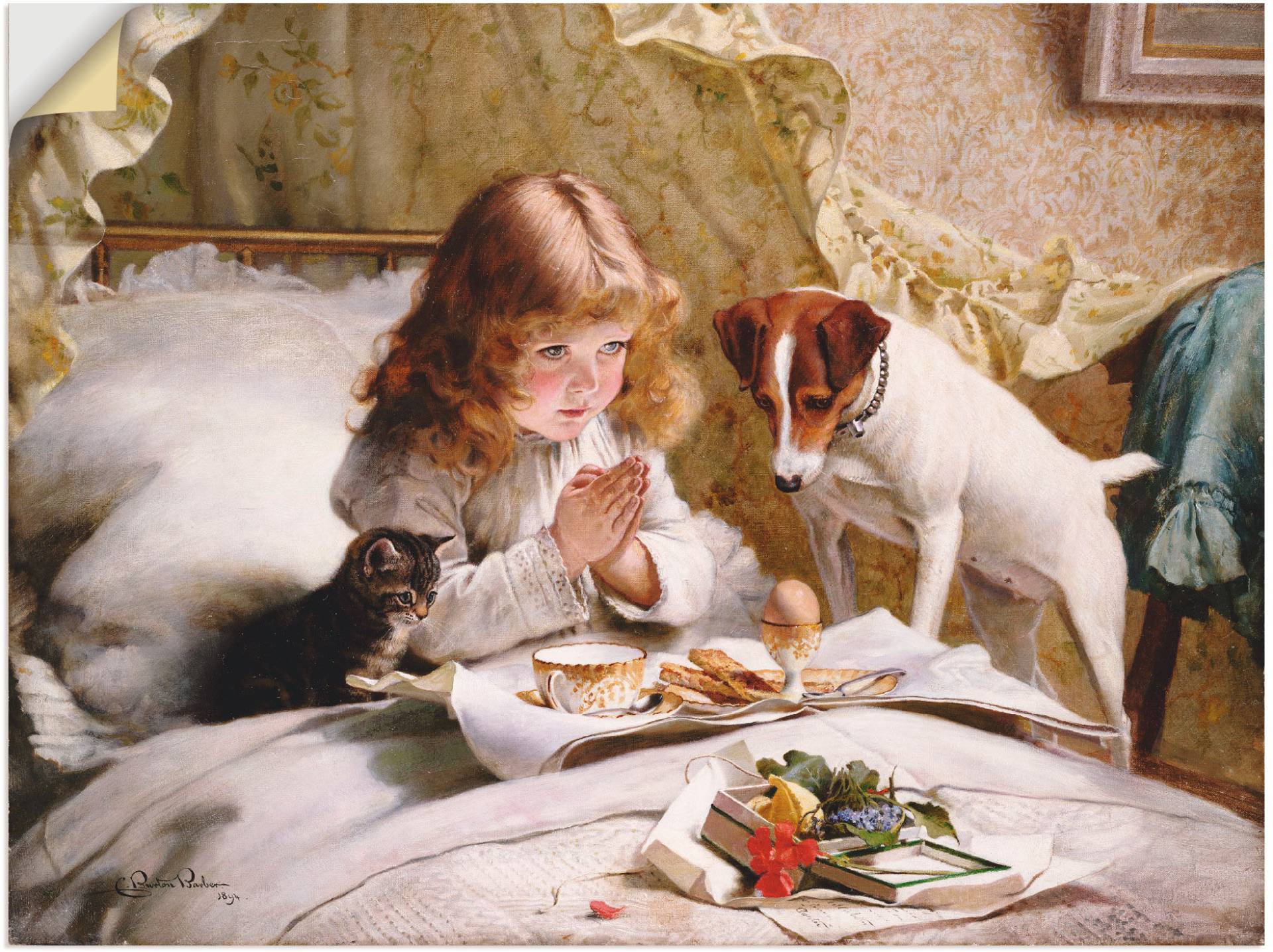 Artland Wandbild »Das Gebet. 1894«, Kind, (1 St.), als Leinwandbild, Poster, Wandaufkleber in verschied. Grössen Artland Wandbild »Das Gebet. 1894«, Kind, (1 St.), als Leinwandbild, Poster, Wandaufkleber in verschied. Grössen von Artland