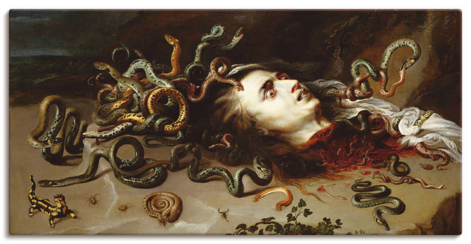 Artland Wandbild »Das Haupt der Medusa«, klassische Fantasie, (1 St.), als Leinwandbild, Poster in verschied. Grössen von Artland