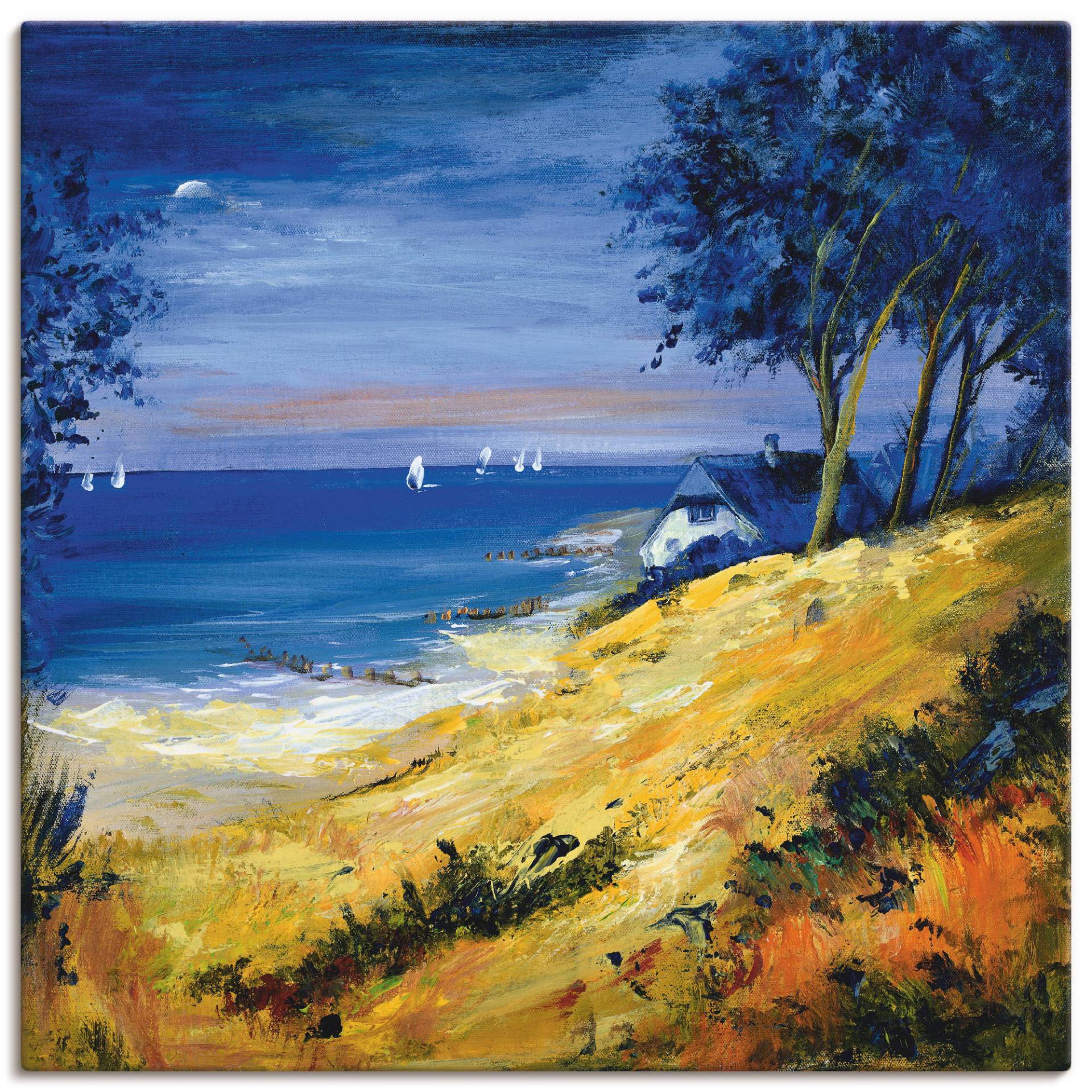 Artland Wandbild »Das Meer zu Hause«, Gewässer, (1 St.), als Leinwandbild, Poster in verschied. Grössen Artland Wandbild »Das Meer zu Hause«, Gewässer, (1 St.), als Leinwandbild, Poster in verschied. Grössen von Artland