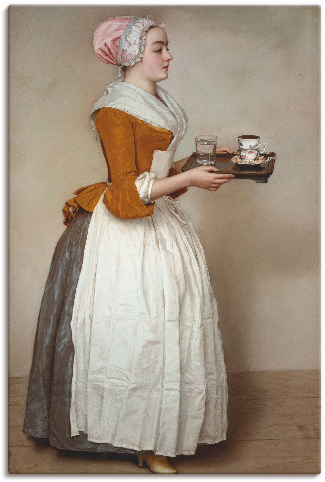 Artland Wandbild »Das Schokoladenmädchen. Um 1744/45«, Frau, (1 St.), als Alubild, Outdoorbild, Leinwandbild, Poster, Wandaufkleber Artland Wandbild »Das Schokoladenmädchen. Um 1744/45«, Frau, (1 St.), als Alubild, Outdoorbild, Leinwandbild, Poster, Wandaufkleber von Artland