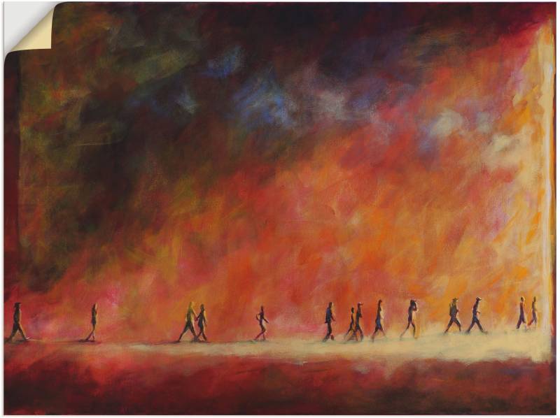 Artland Wandbild »Dem Licht entgegen«, Gruppen & Familien, (1 St.), als Leinwandbild, Wandaufkleber in verschied. Grössen von Artland