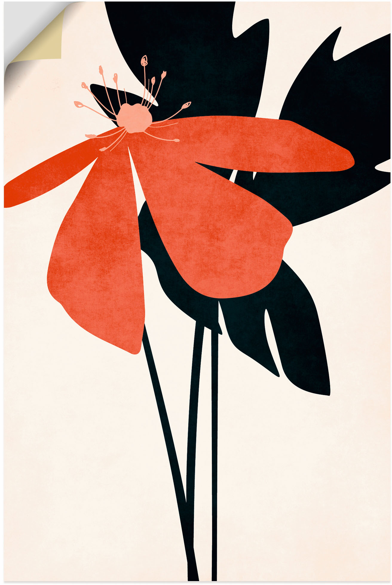 Artland Wandbild »Denke an dich«, Blumenbilder, (1 St.), als Leinwandbild, Poster in verschied. Grössen von Artland